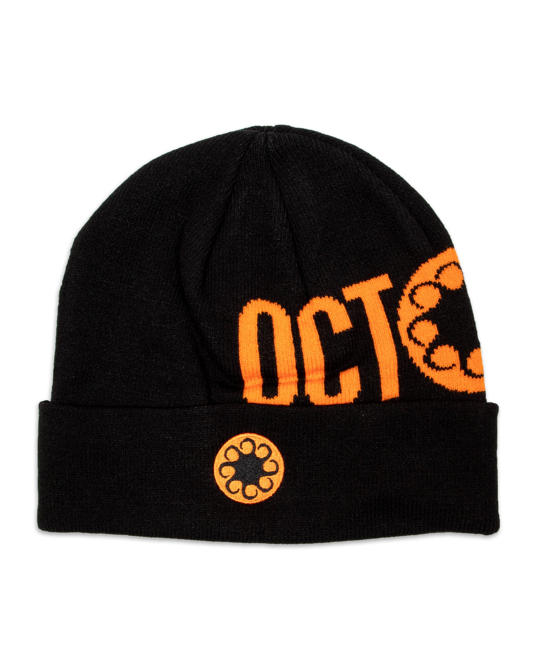 Cappello Octopus Logo Fold Beanie 21WOBNP01-Black
