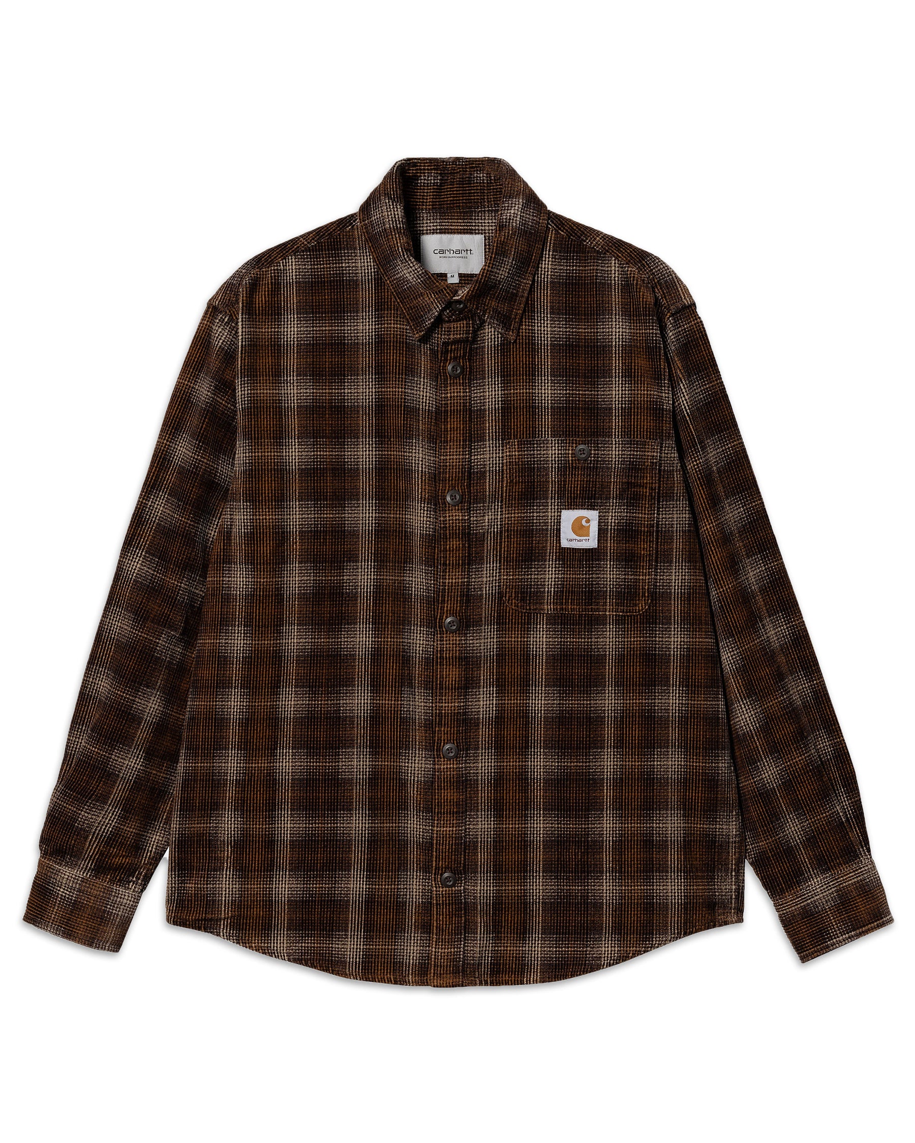 Carhartt Wip L S Flint Shirt Hamilton Brown