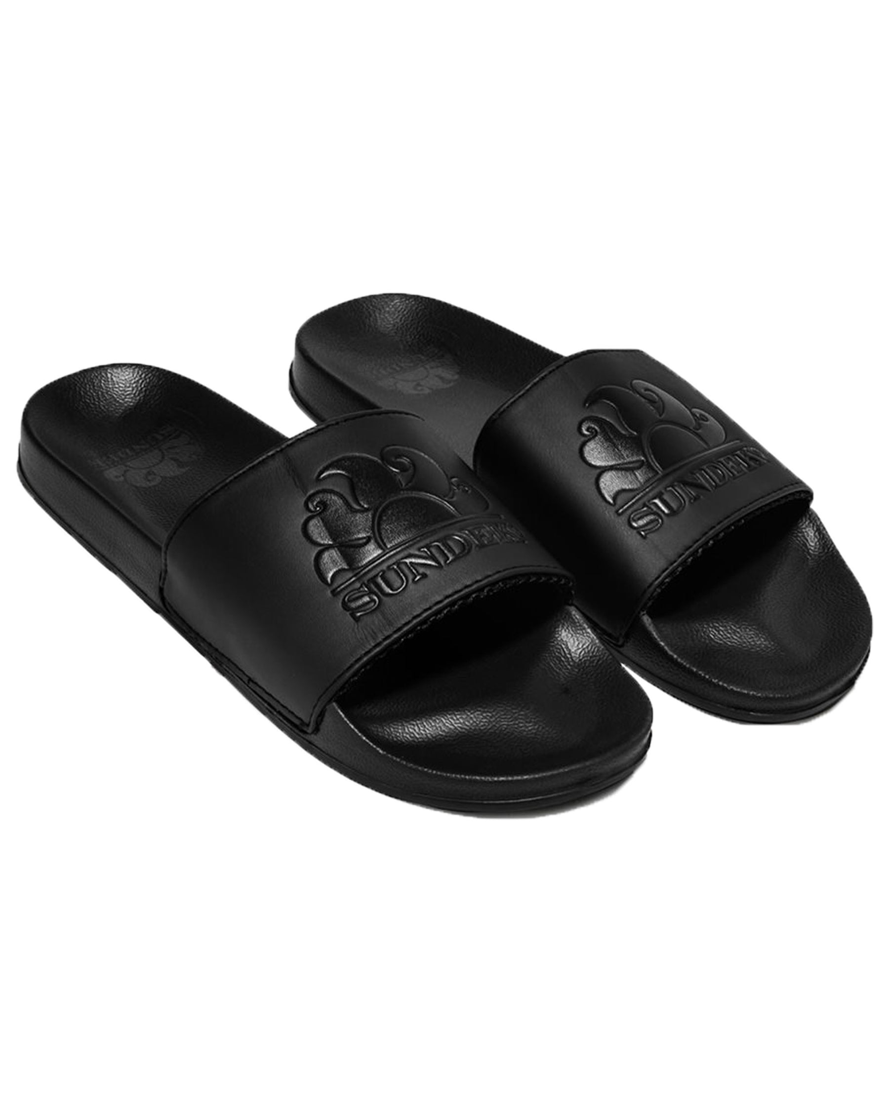 Sundek Costa Sandal Slide Black