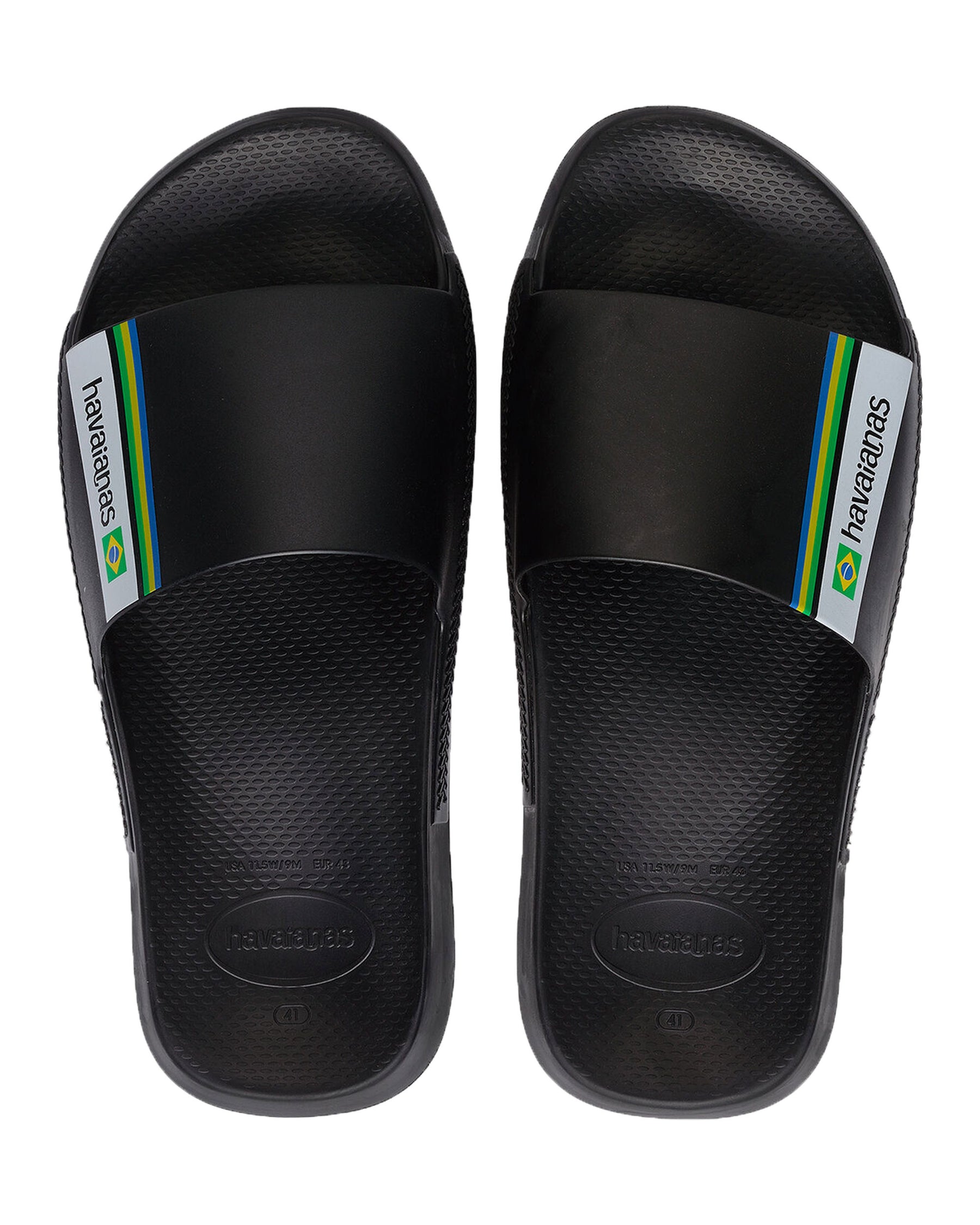 Ciabatte Havaianas Slide Brasil Nero