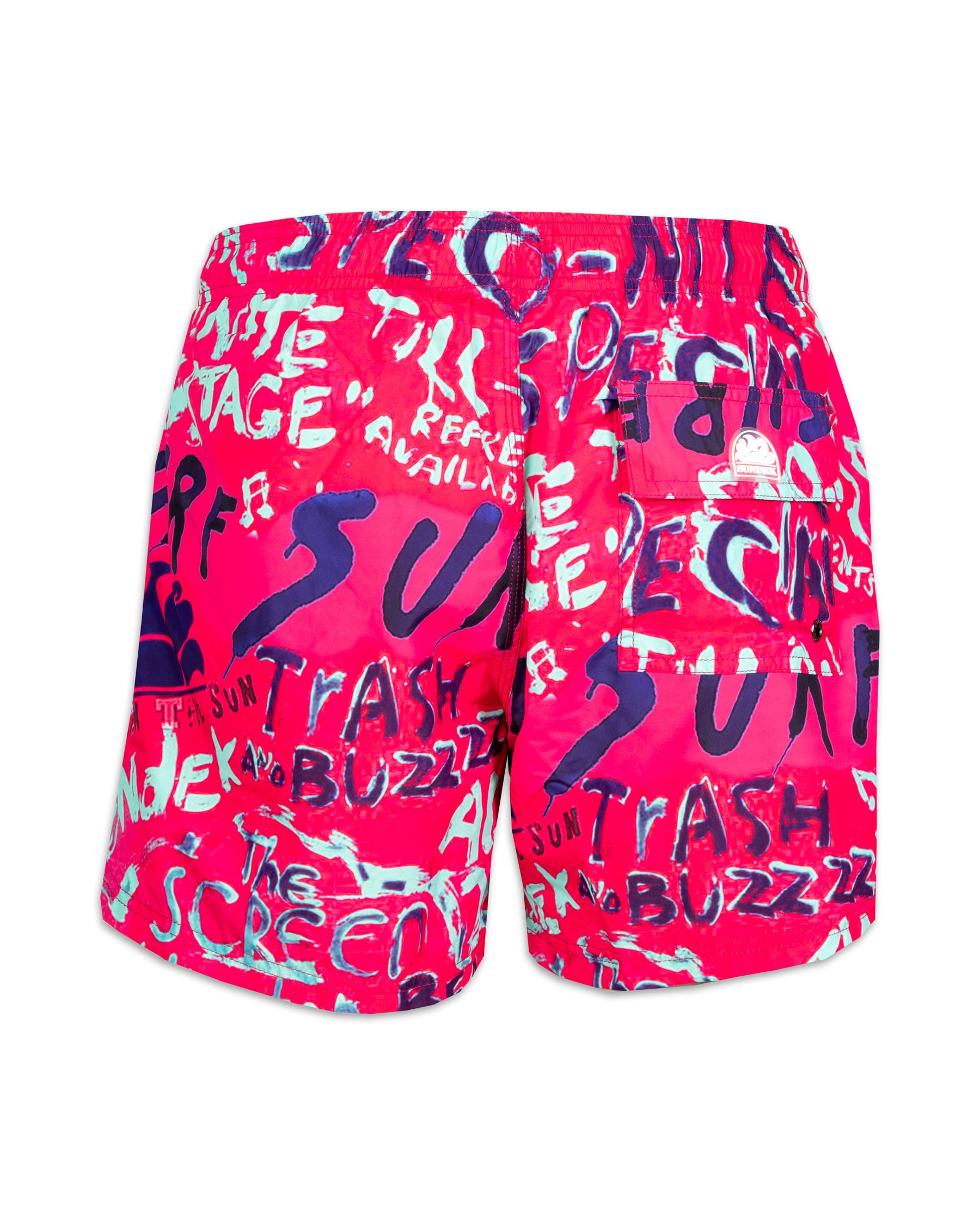 Man Boardshort Sundek Manifesto Fuxia