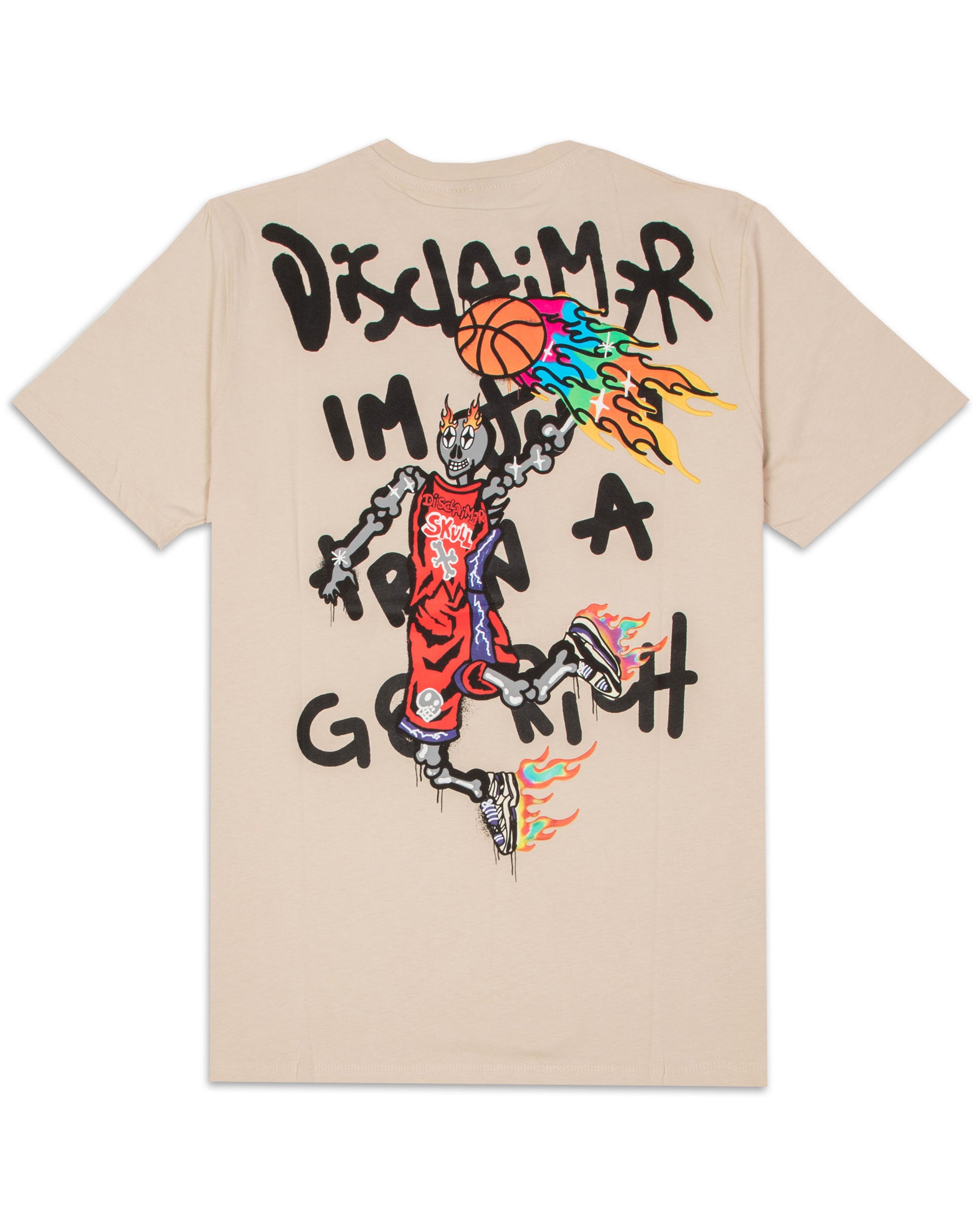 Basket Fire Logo Tee 22EDS51708-Safari