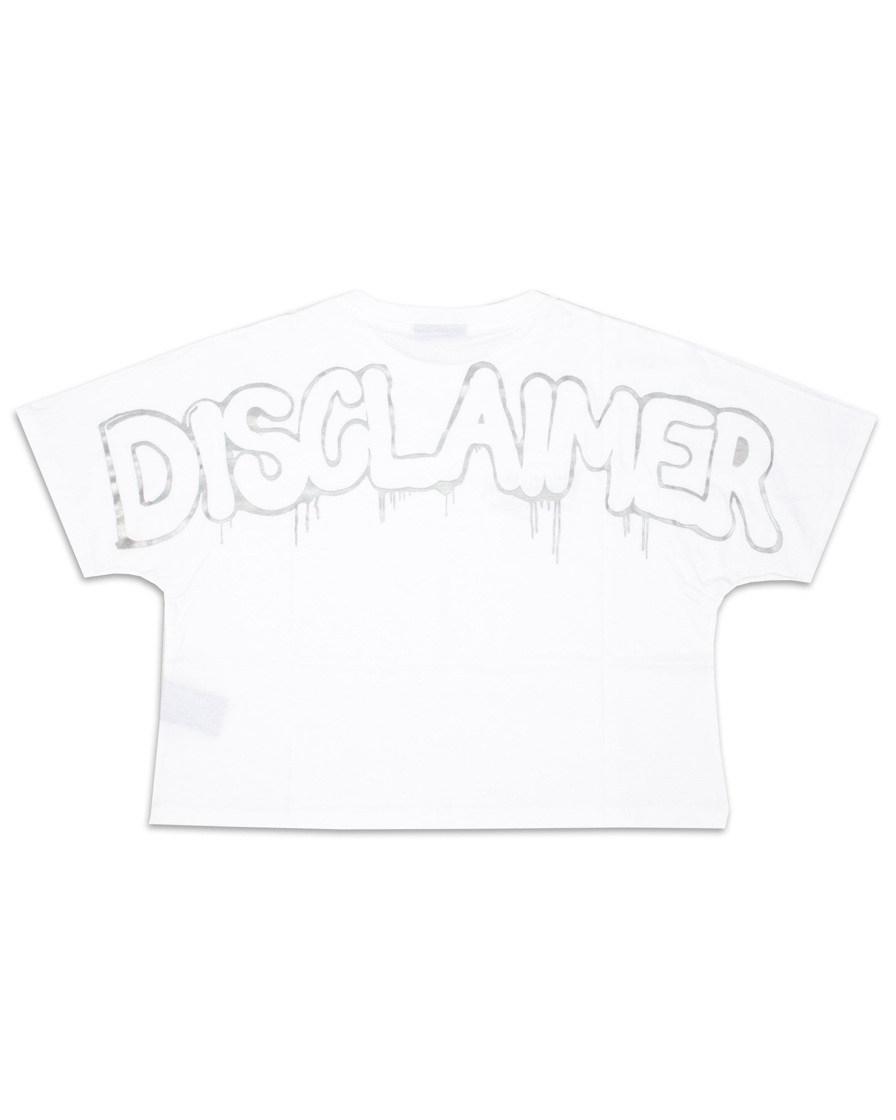 Classic Logo T-Shirt Crop Donna 22EDS51709-Bianco