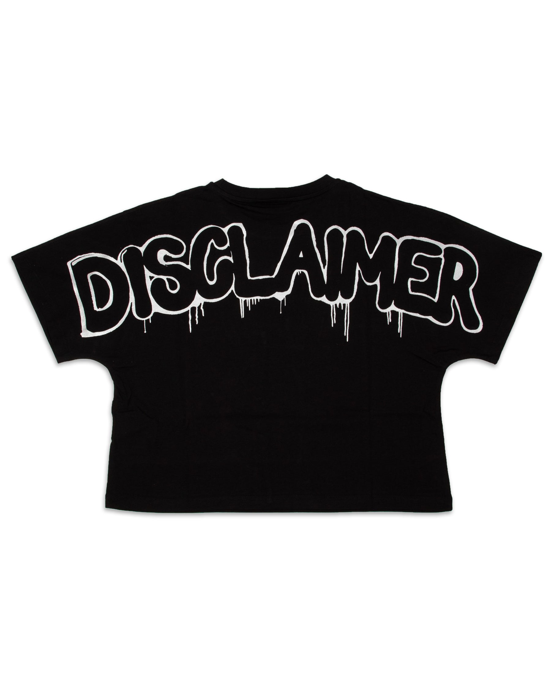Classic Logo T-Shirt Crop Donna 22EDS51709-Nero