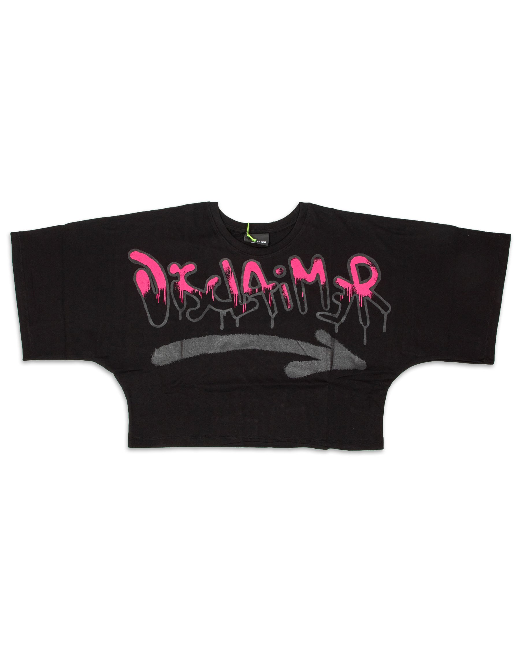Crop T-Shirt Big Logo 22EDS51713-Nero
