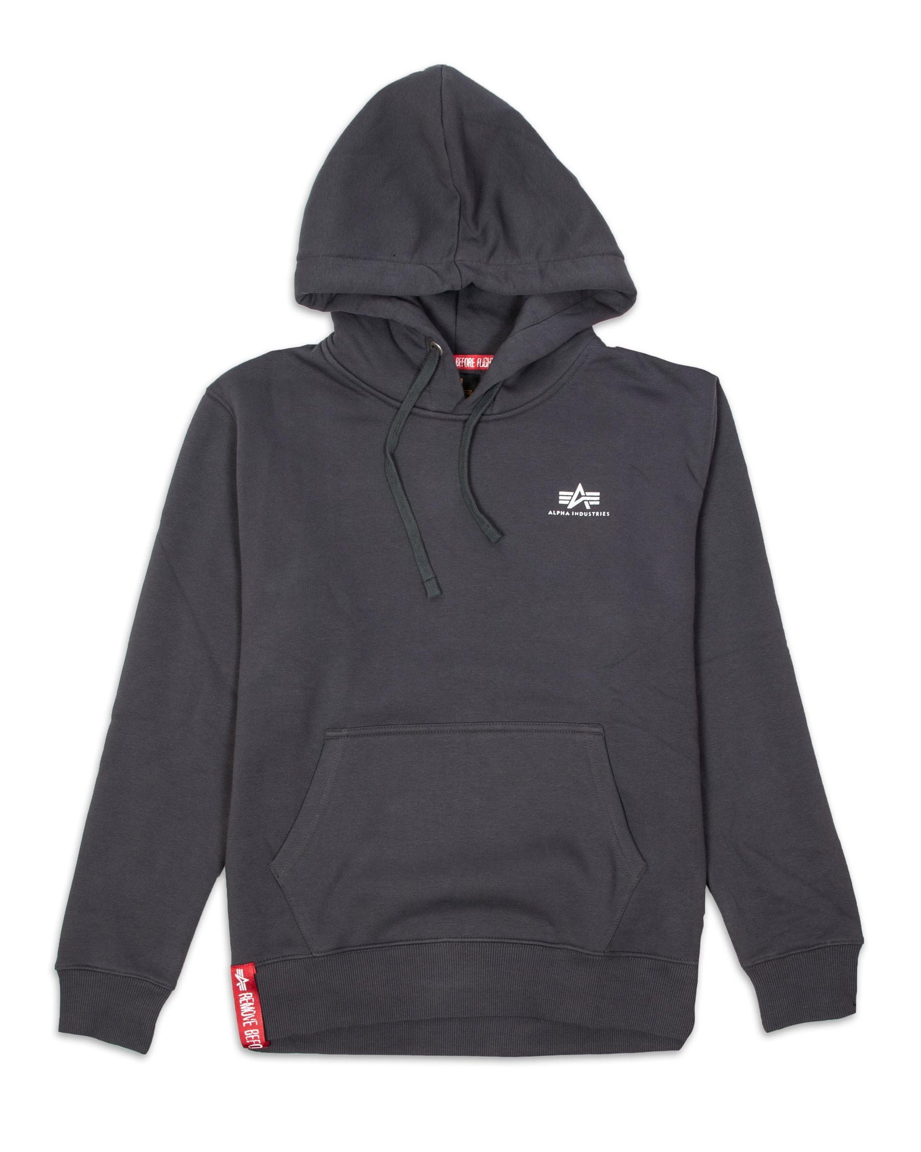 Felpa Alpha Industries Basic Hoodie Grigio 196318-136