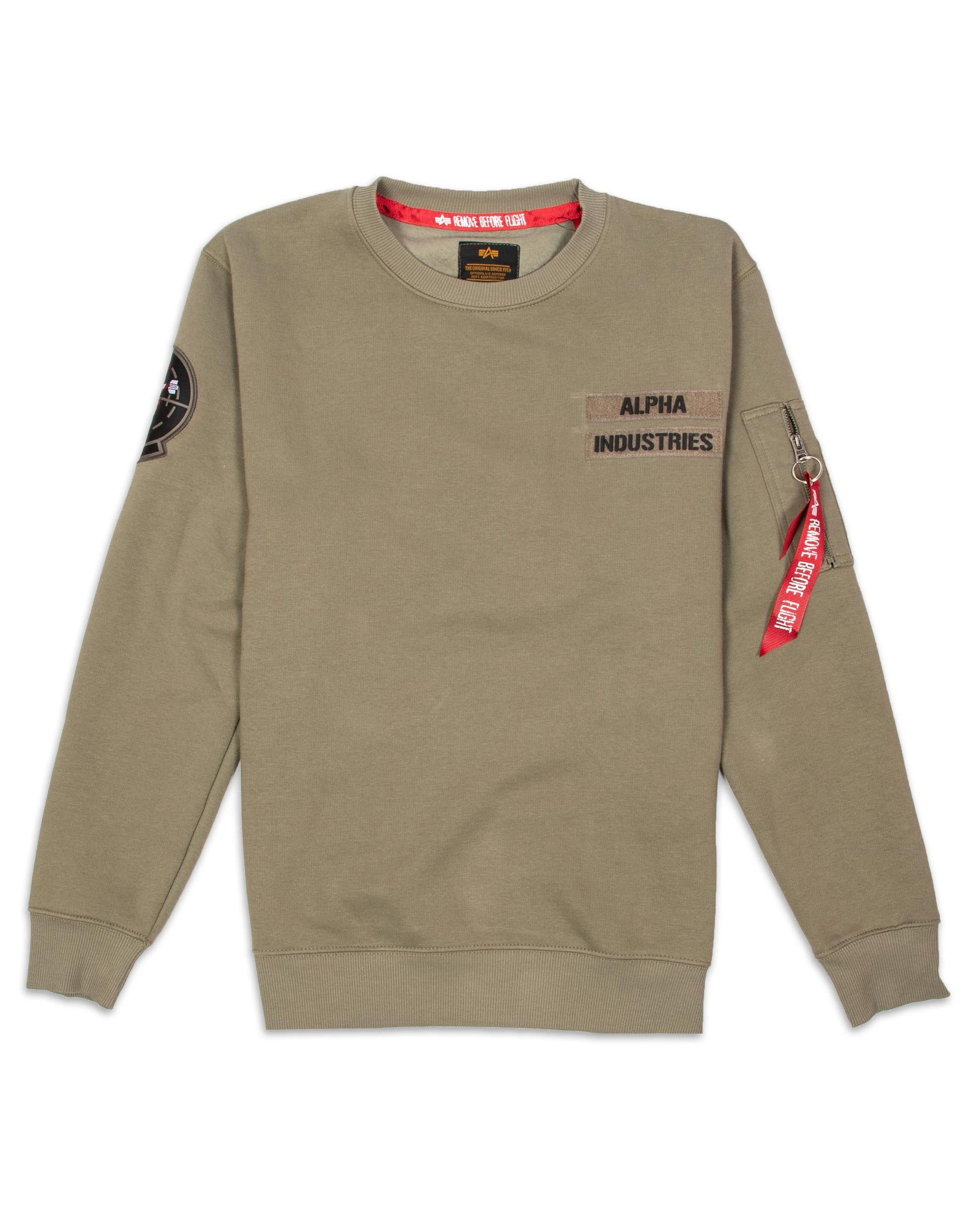 Felpa Alpha Industries Dust Devil Verde Militare 118318-11