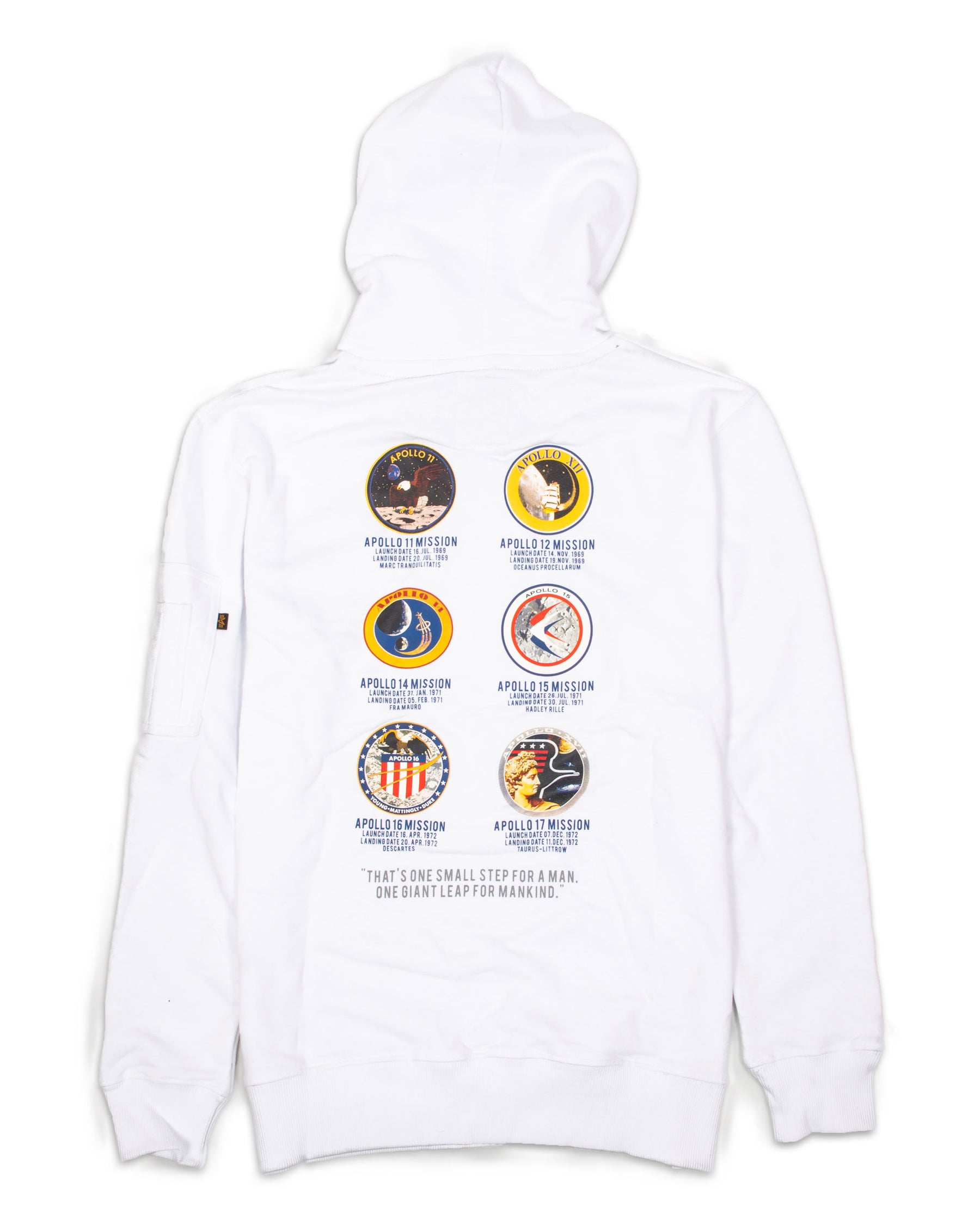 Man Hoodie Alpha Industries Nasa Apollo Mission