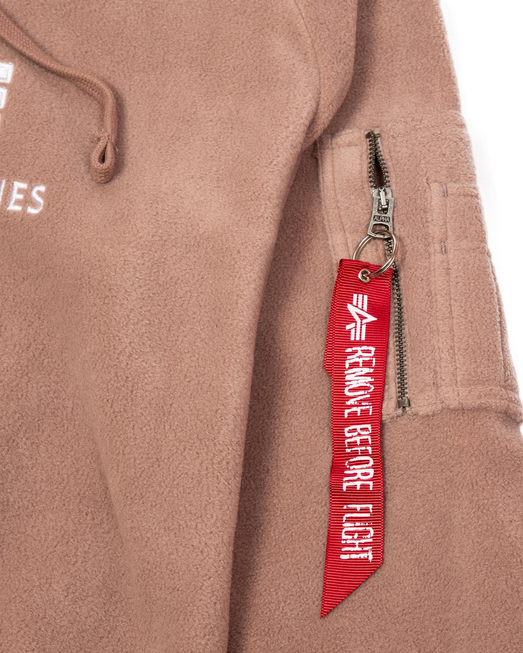 Felpa Alpha Industries polar Hoodie Cipria 128055-416