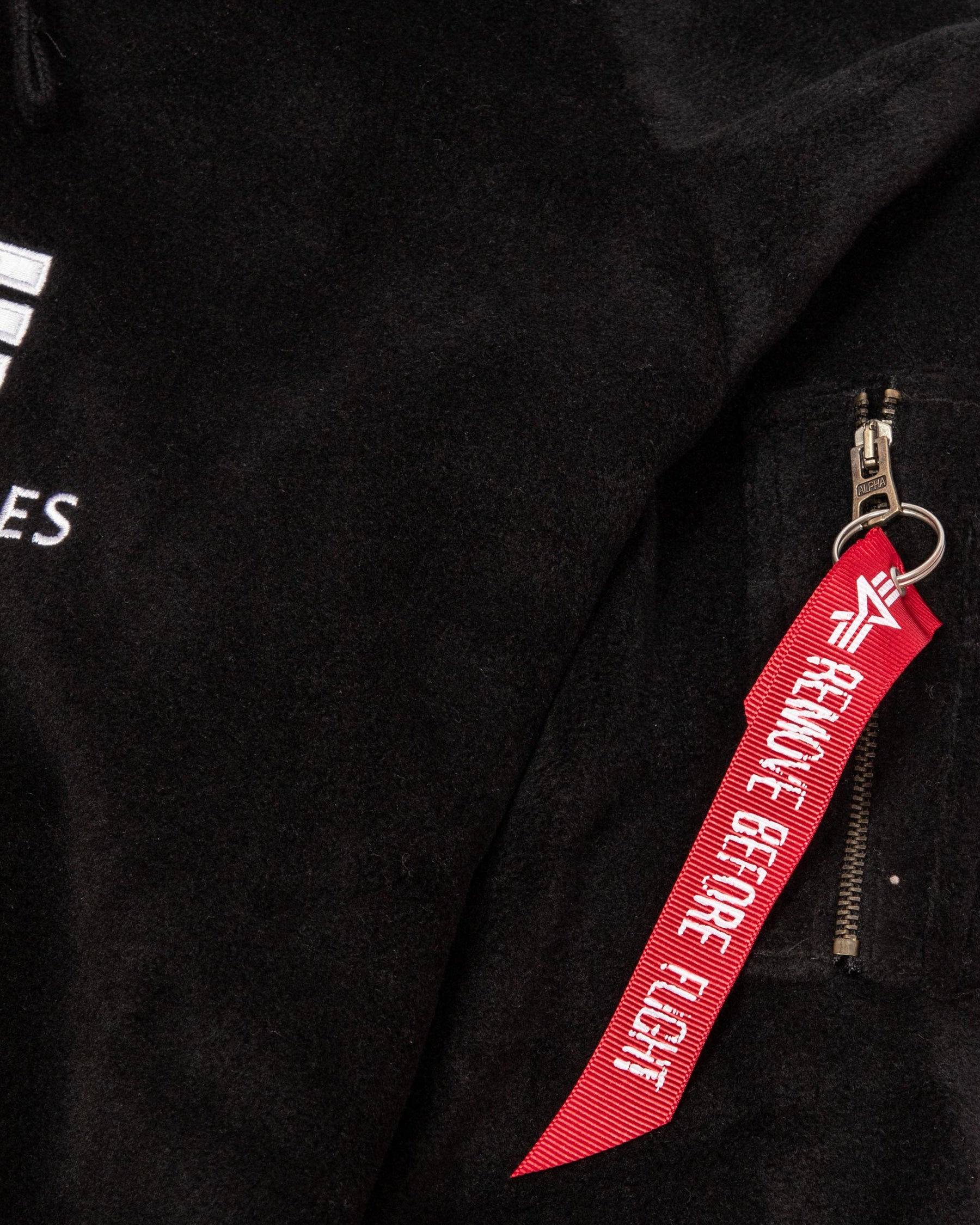 Felpa Alpha Industries polar Hoodie Nero 128055-03