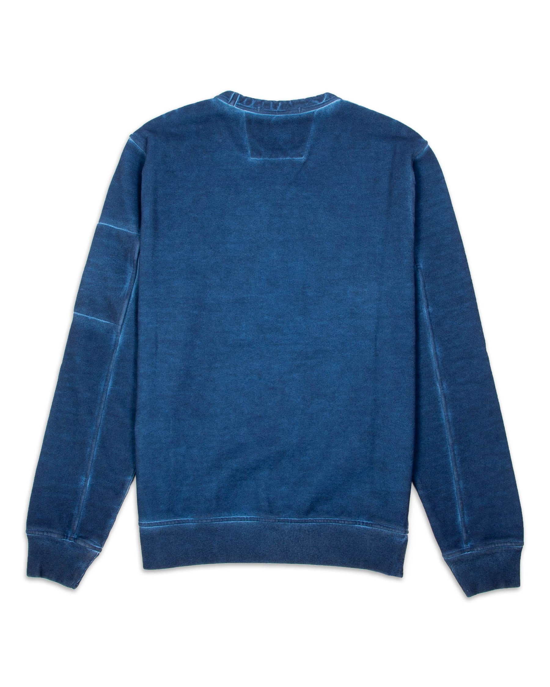 Felpa CP Company Diagonal Fleece Blu