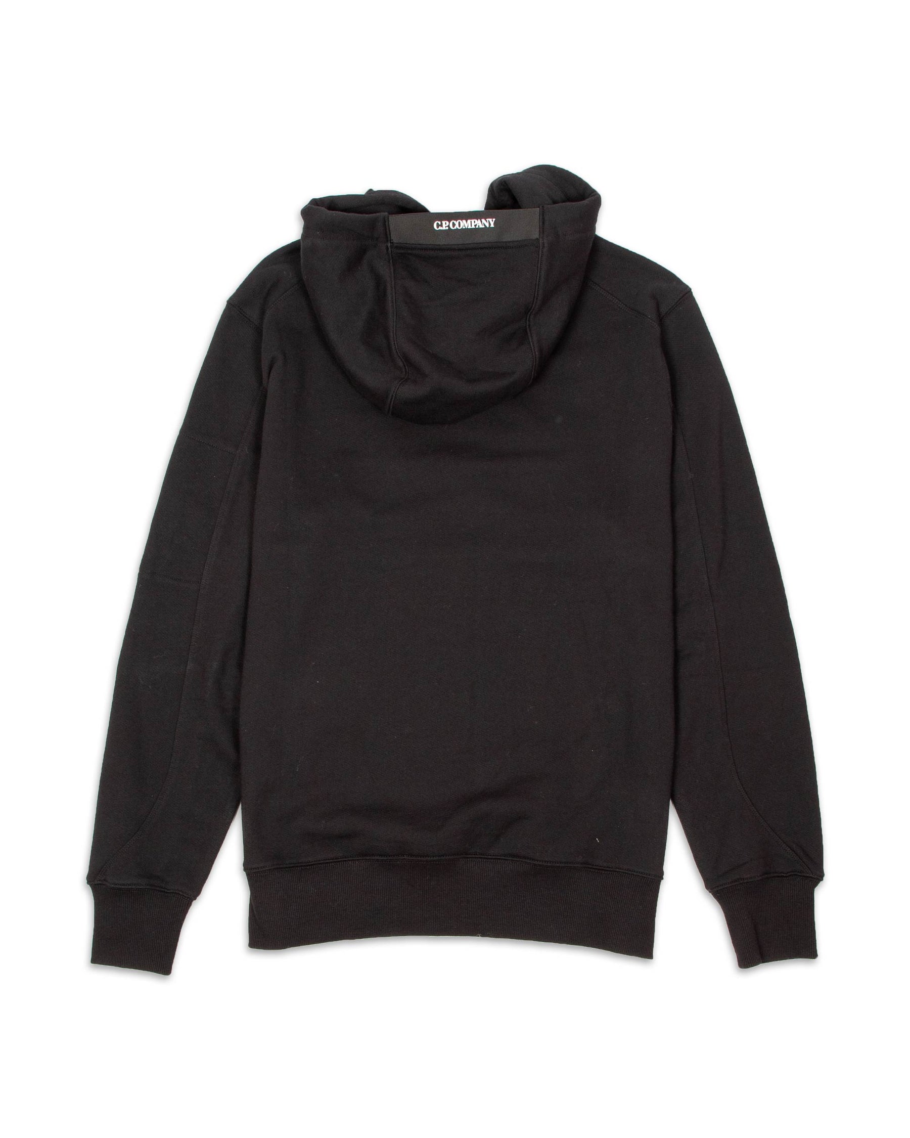 Felpa CP Company Diagonal Hooded Raised Nero