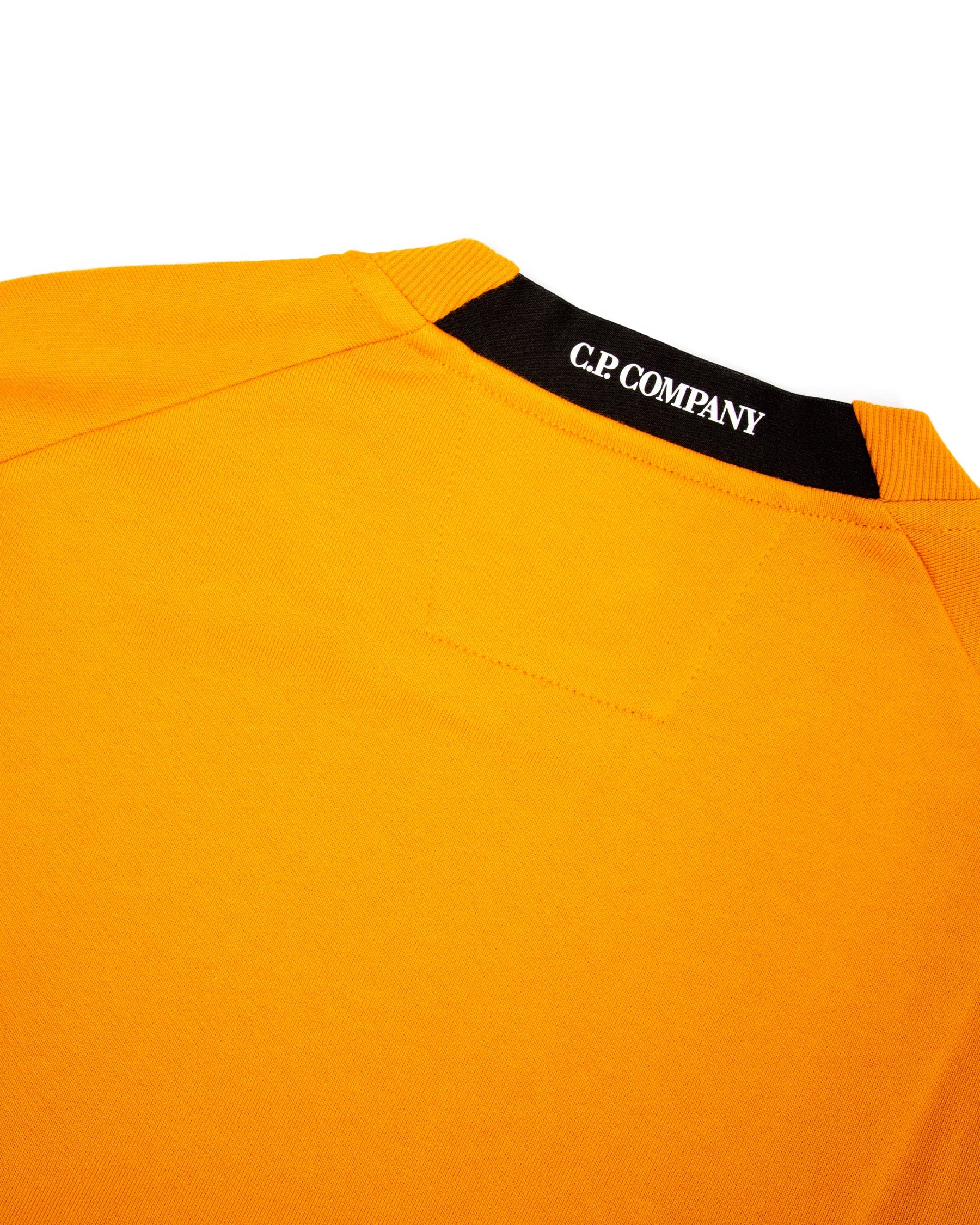 Felpa CP Company Diagonal Raised Fleece Arancione