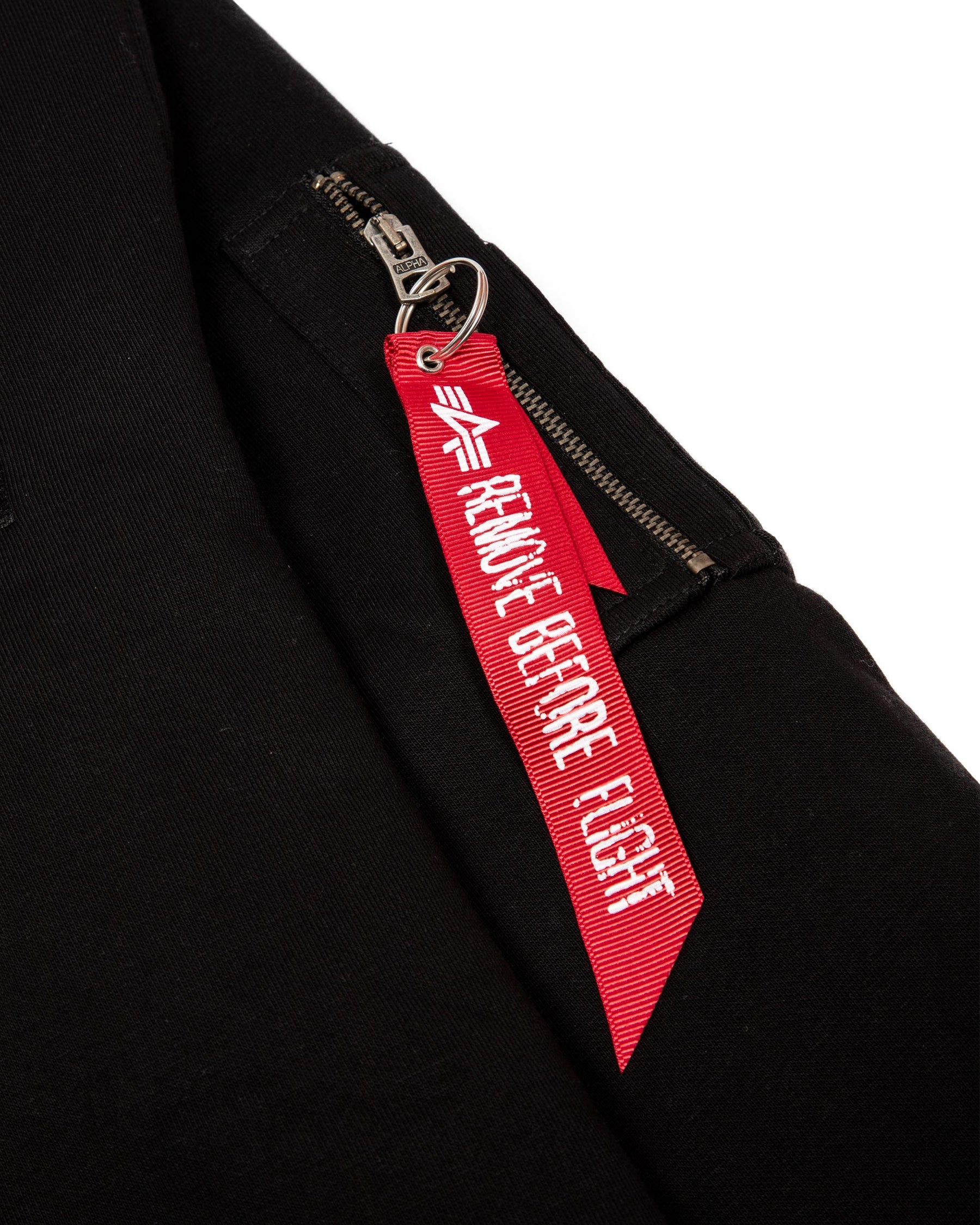 Alpha Industries Red Stripe Nero 178314-95
