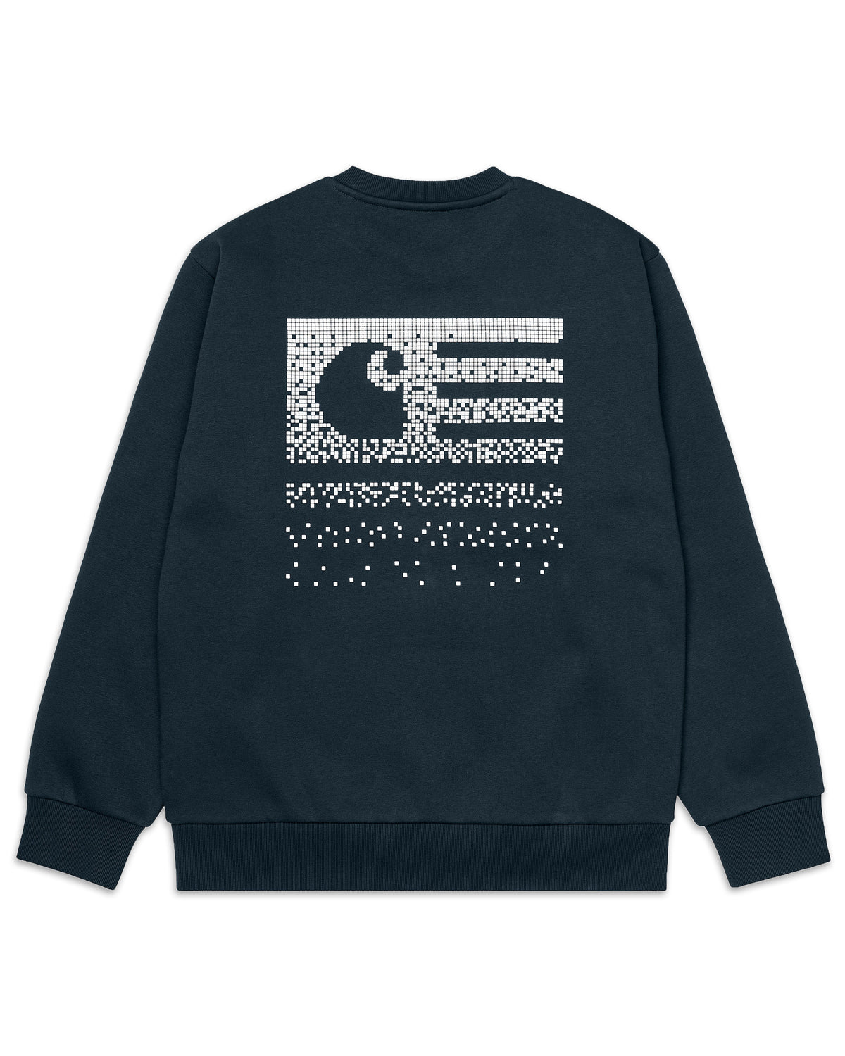 Felpa Carhartt Fade State Blu I029528-OIVXX