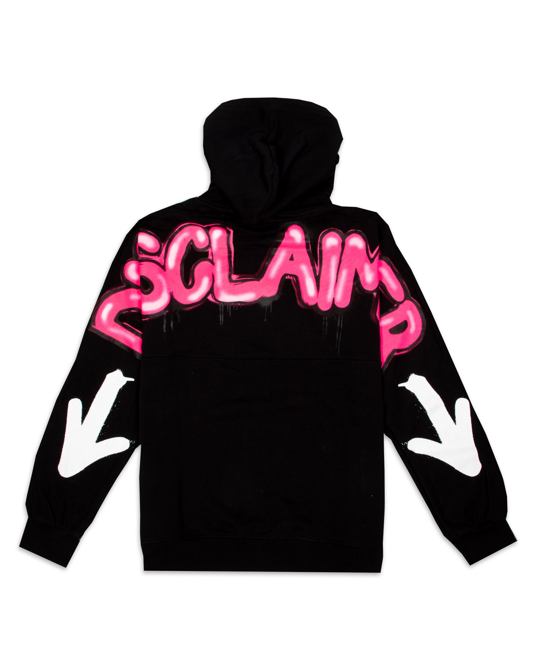Felpa Classic Logo Disclaimer Nero Fuxia 21IDS50914