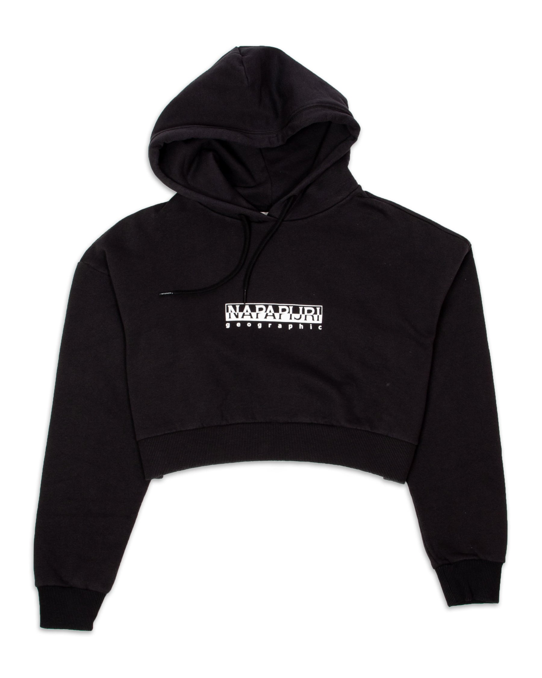 Felpa Crop Napapijri B-Box Nero NP0A4FSF0411