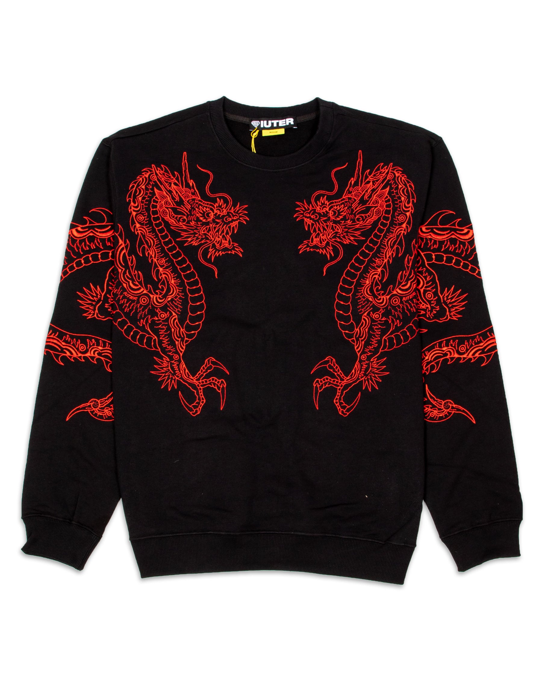 Felpa Iuter Dragon Crewneck 22SISC24-Black