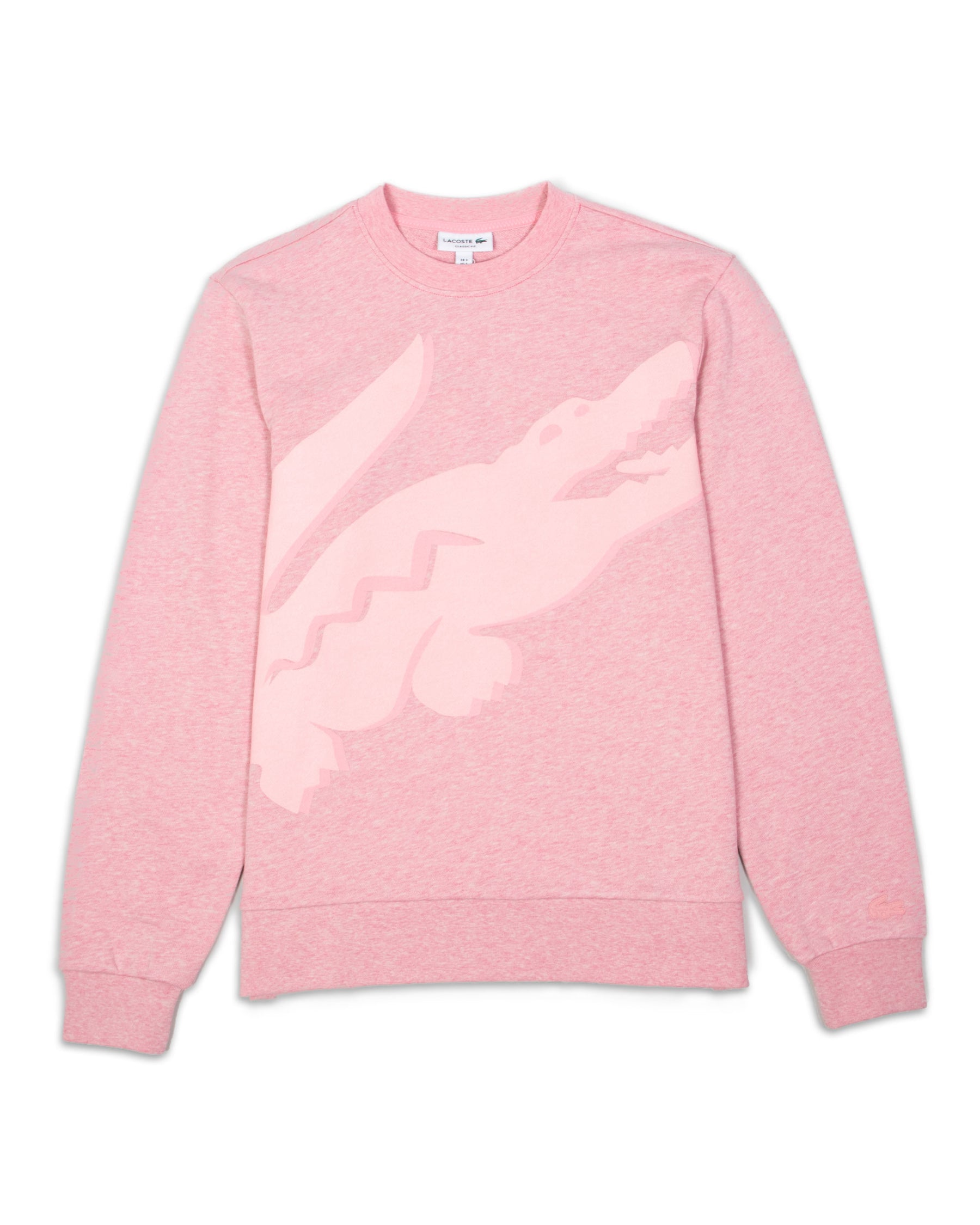 Felpa Lacoste Big Logo Rosa