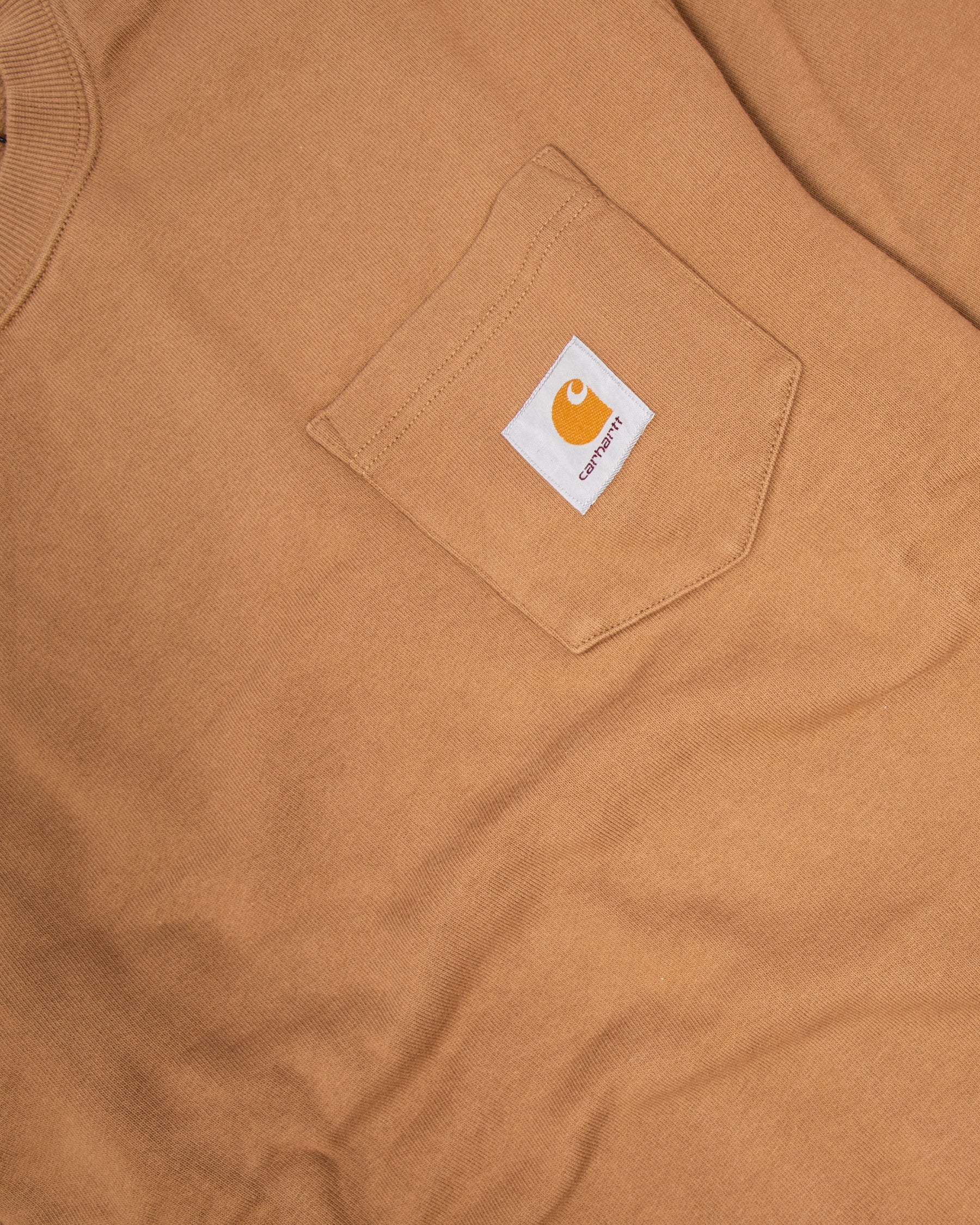 Man Carhartt Pocket Sweat Brown