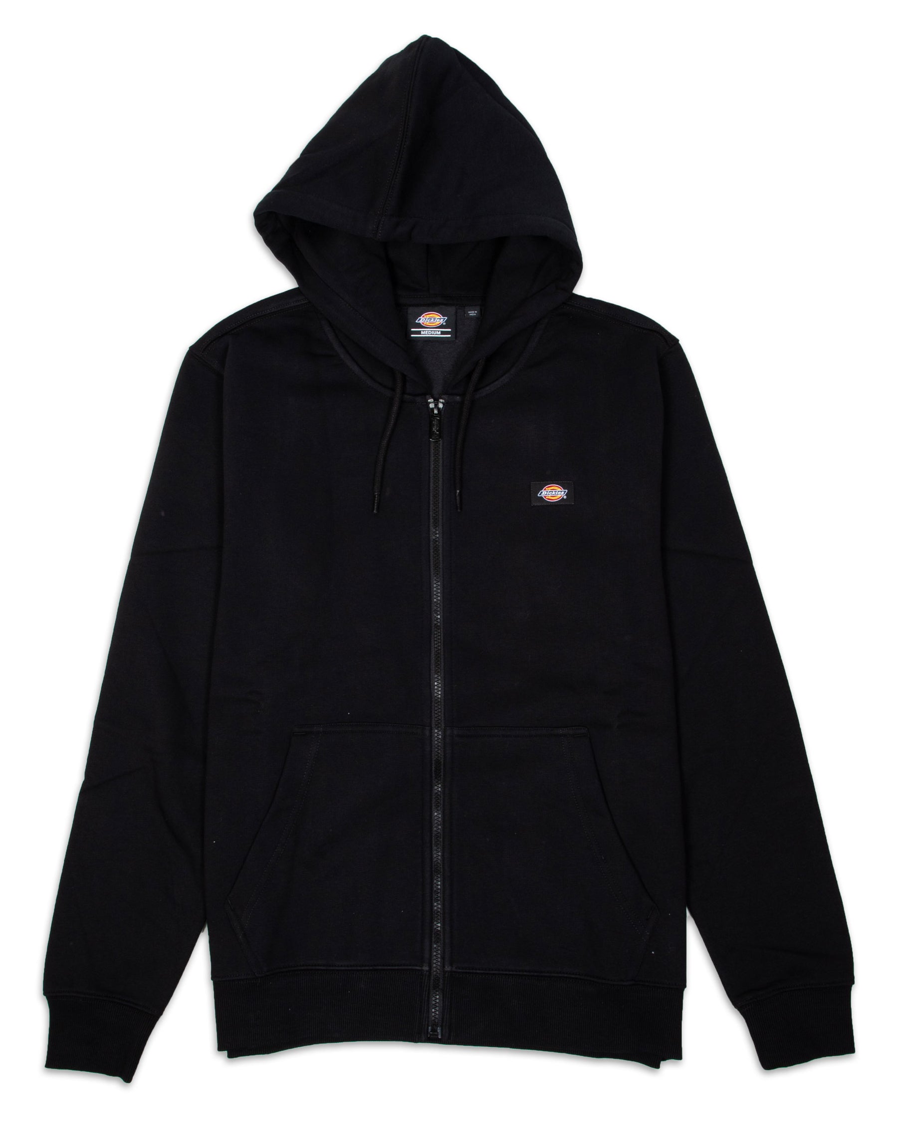 Felpa Uomo Dickies Oakport Zip Hoodie Nero