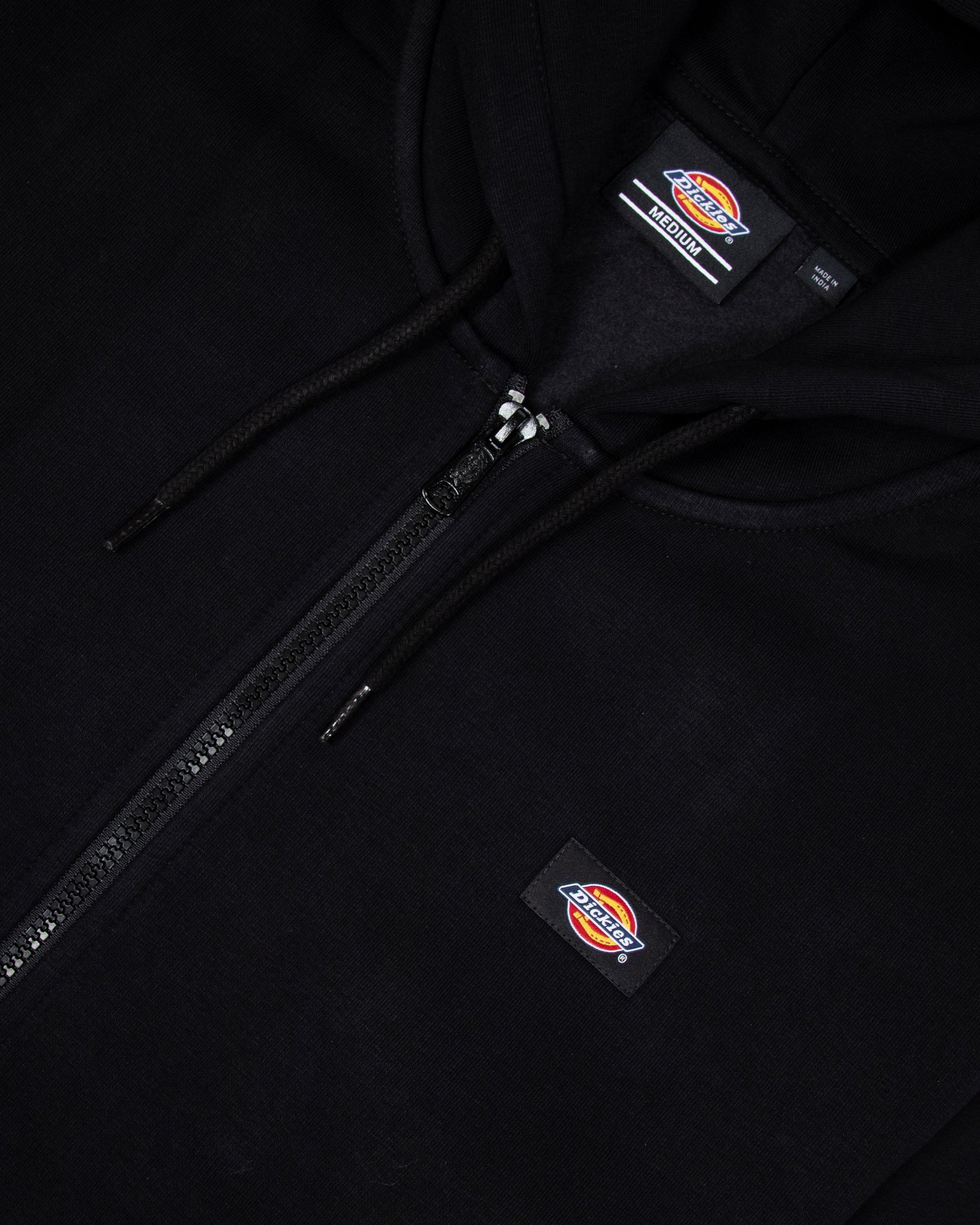 Felpa Uomo Dickies Oakport Zip Hoodie Nero