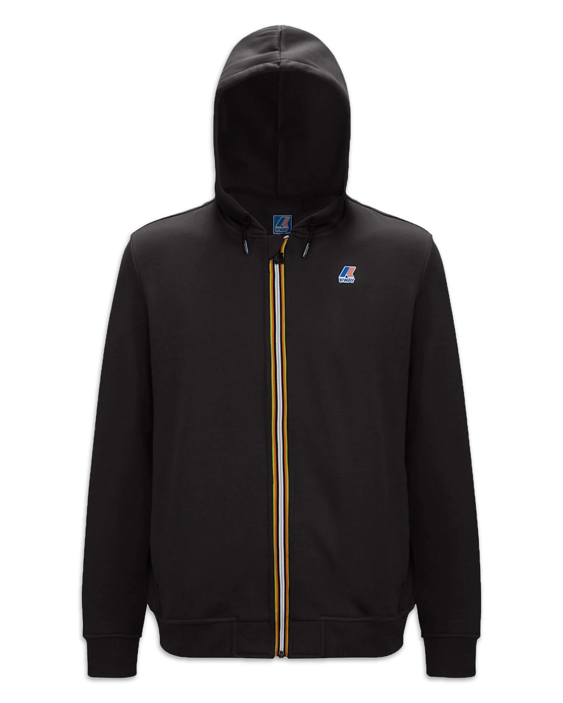 Felpa Uomo K-Way Le Vrai Arnel Hv Poly Co Nero