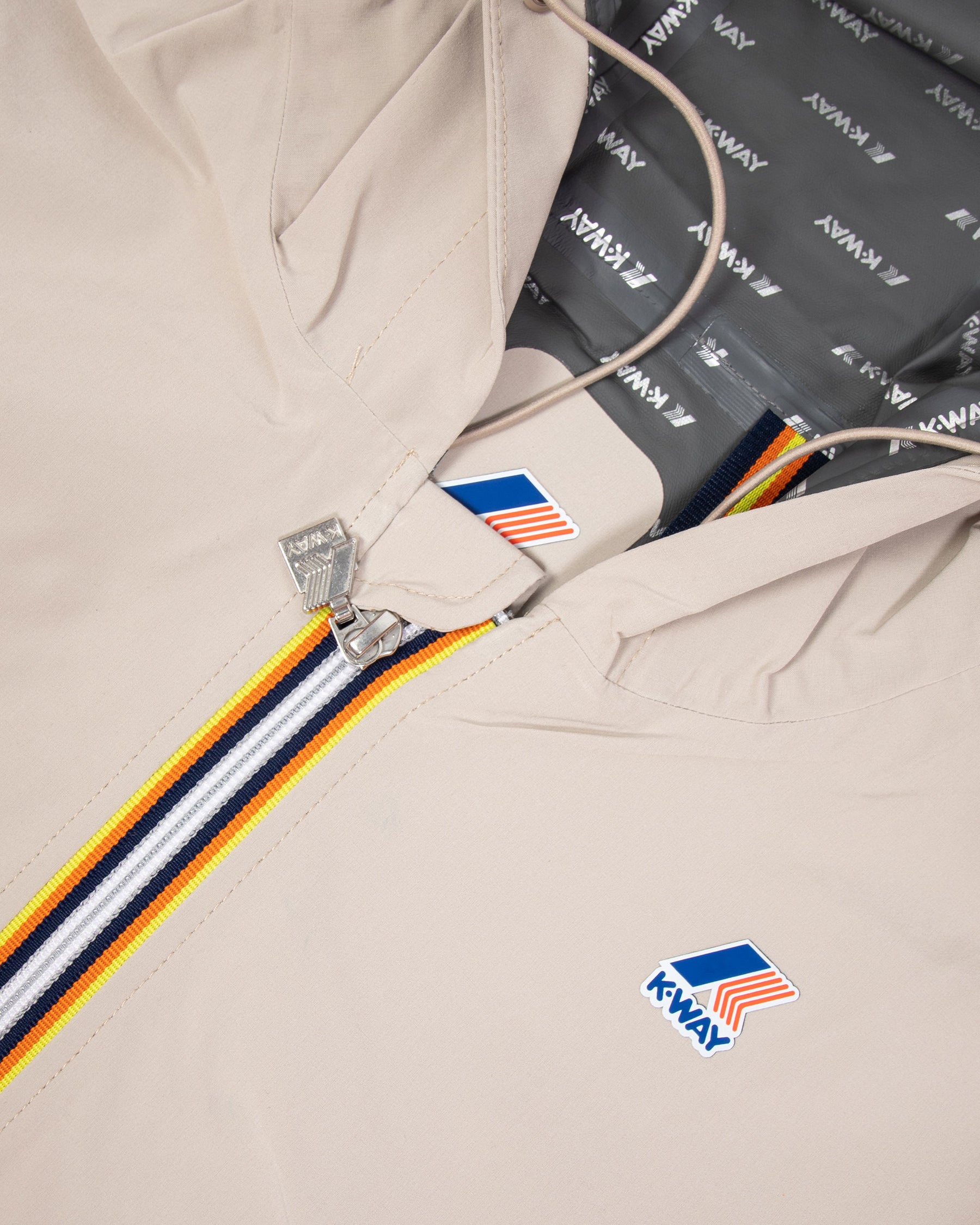 Giacca Uomo K-Way Jack Stretch Dot Beige