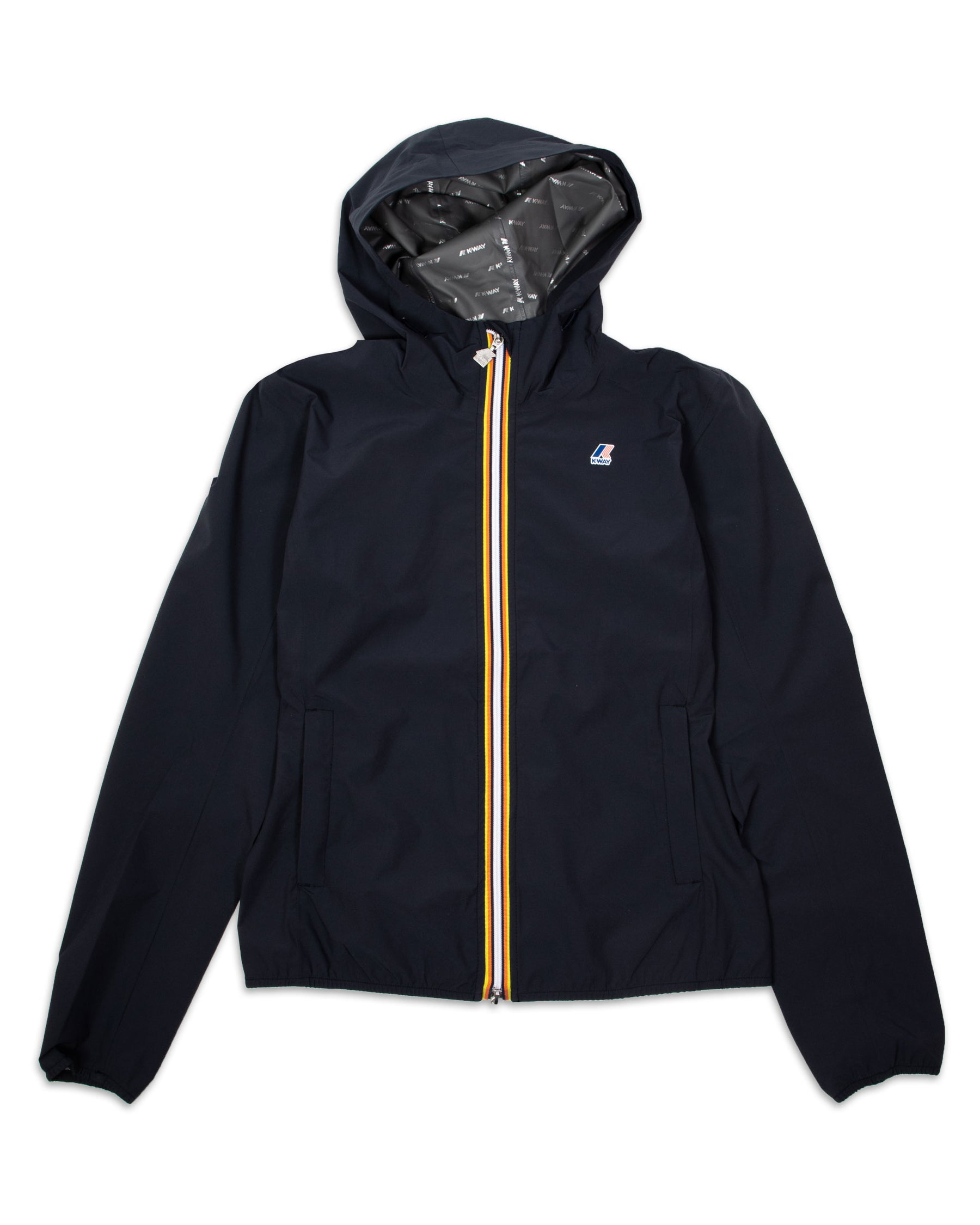 Giacca Donna Sfoderata K-Way Lil Stretch Dot Blu