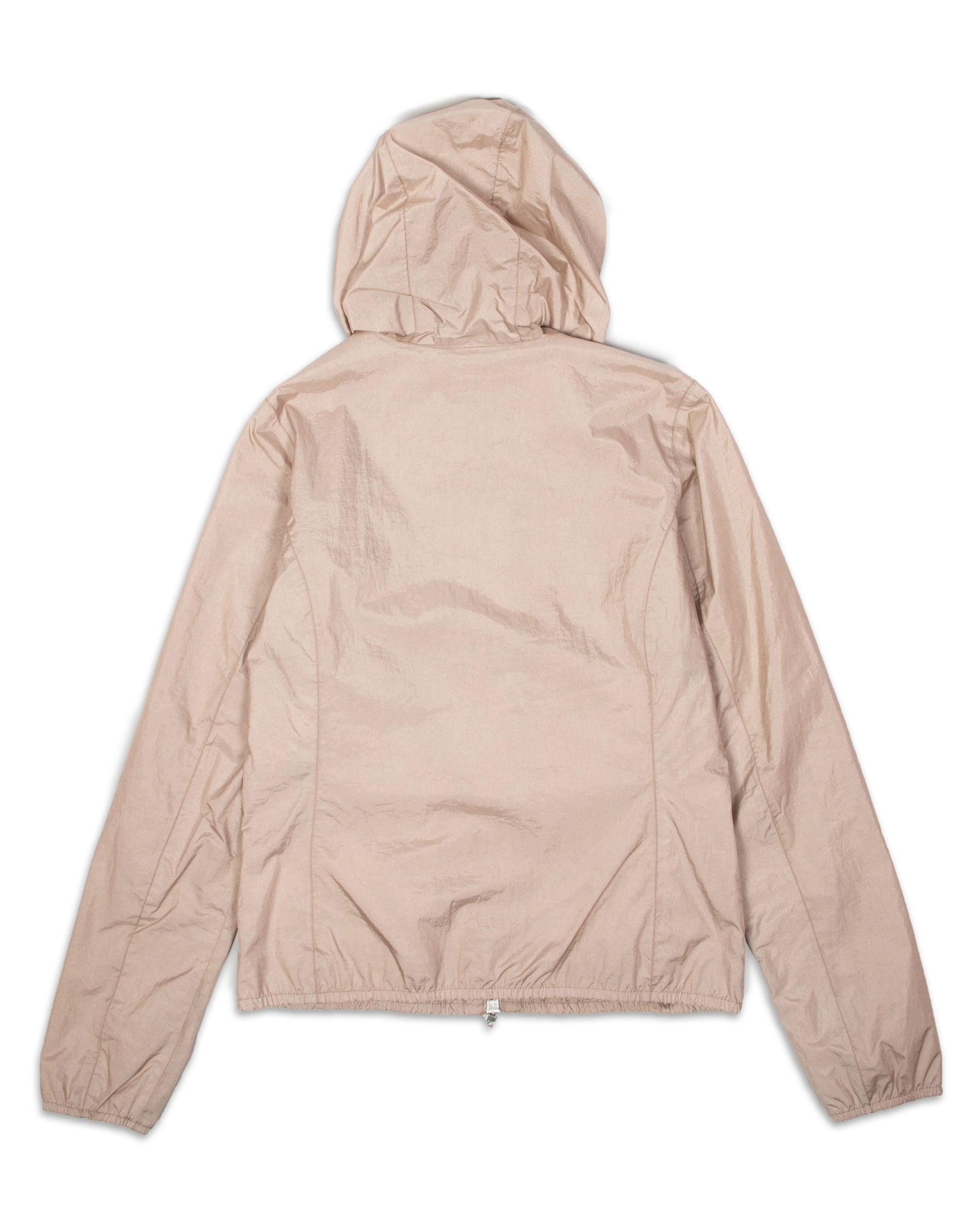 Giacca Sfoderata Donna K-Way Lily Shiny Crinkle Sabbia