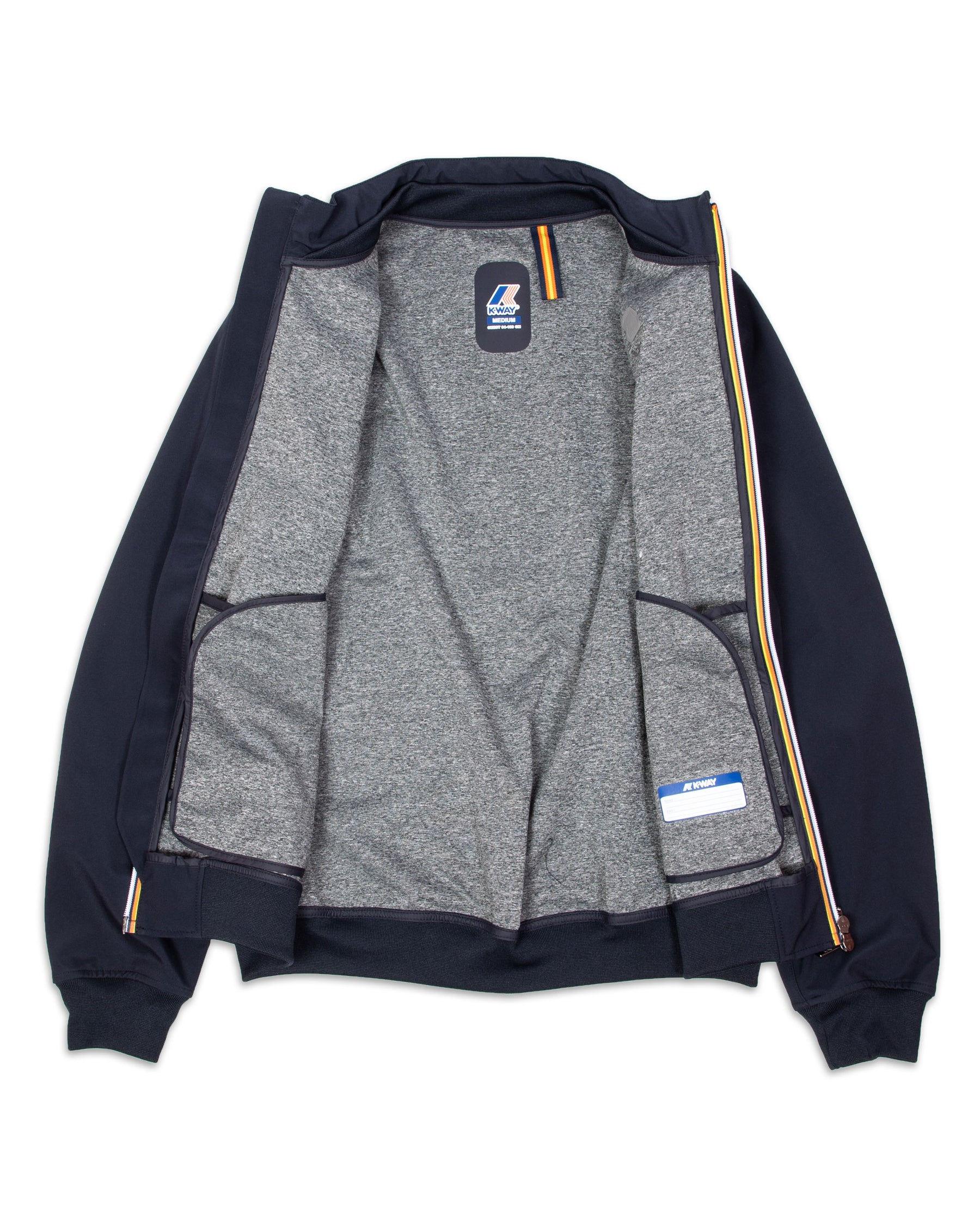 Giacca Uomo K-Way Arsene Bonded Jersey Blu