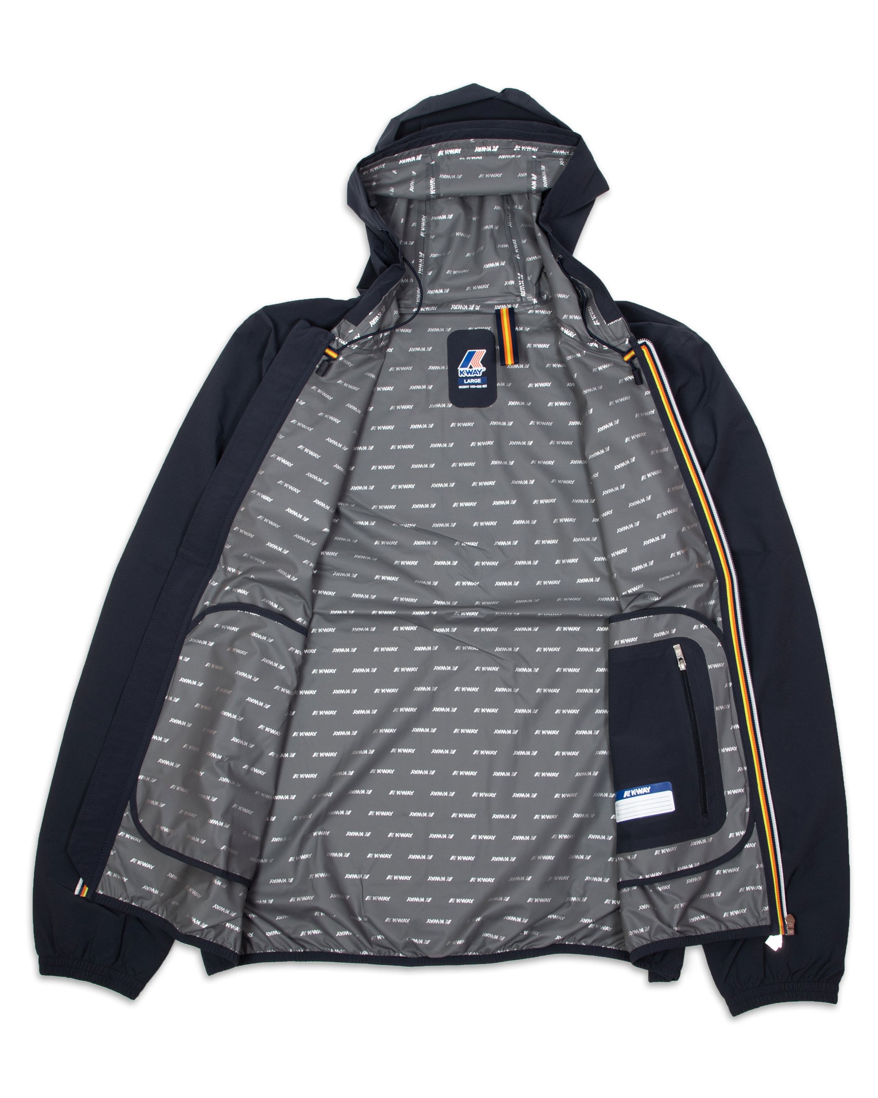 Giacca Uomo K-Way Jack Stretch Dot Blu