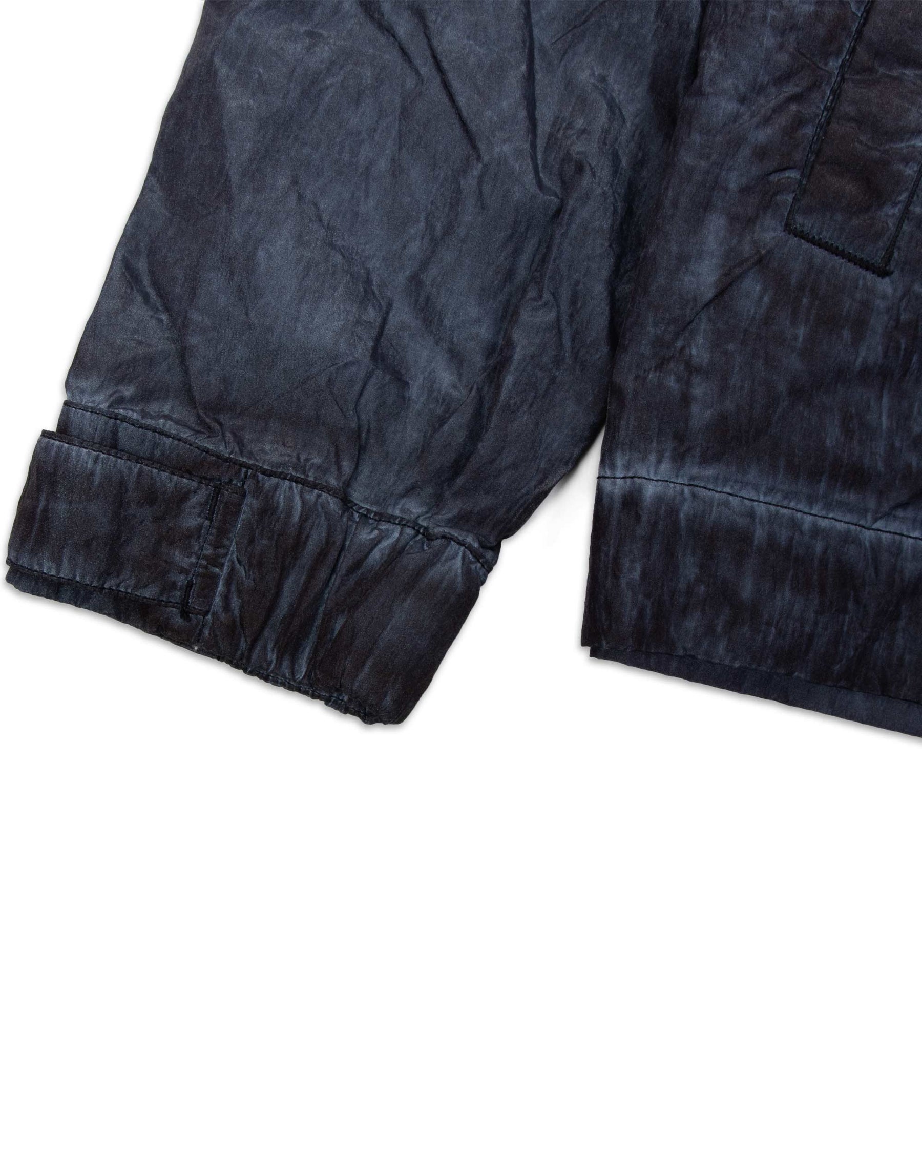 Man Jacket Lyle And Scott Acid Wash Funnel Neck Jacket Blue