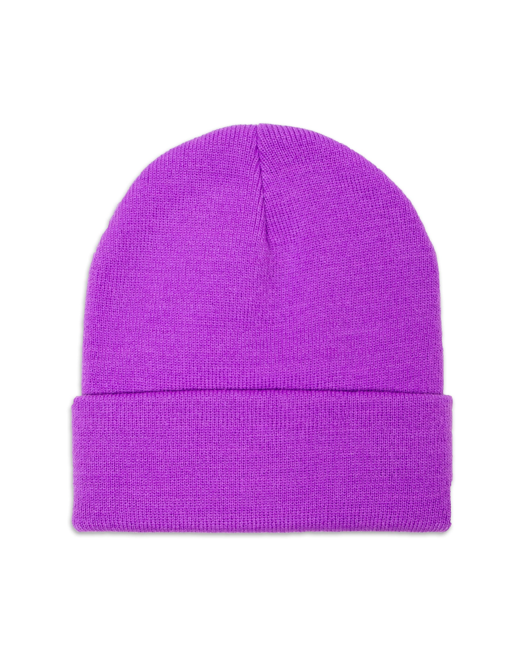 Iuter Beanie Logo Fold 21WIBNP06-Purple