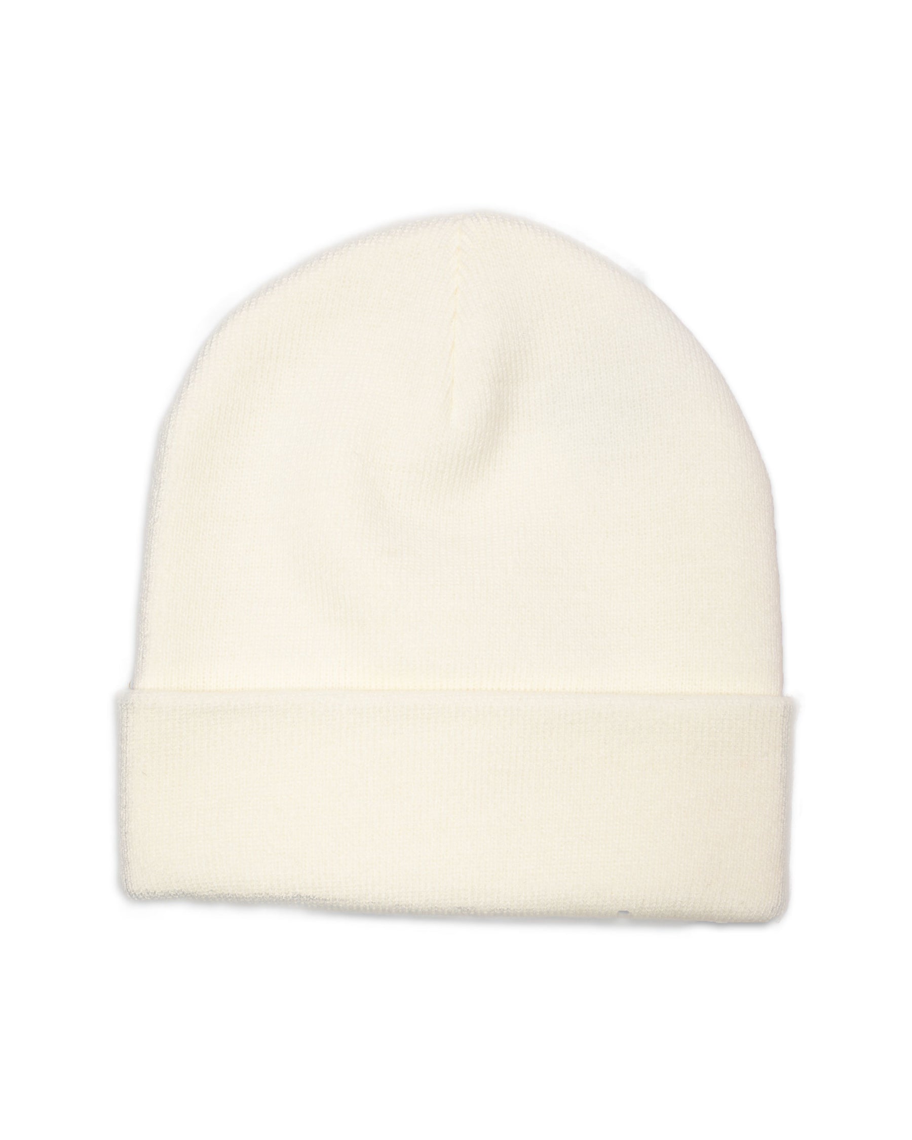 Iuter Beanie Logo Fold 21WIBNP07-WHITE