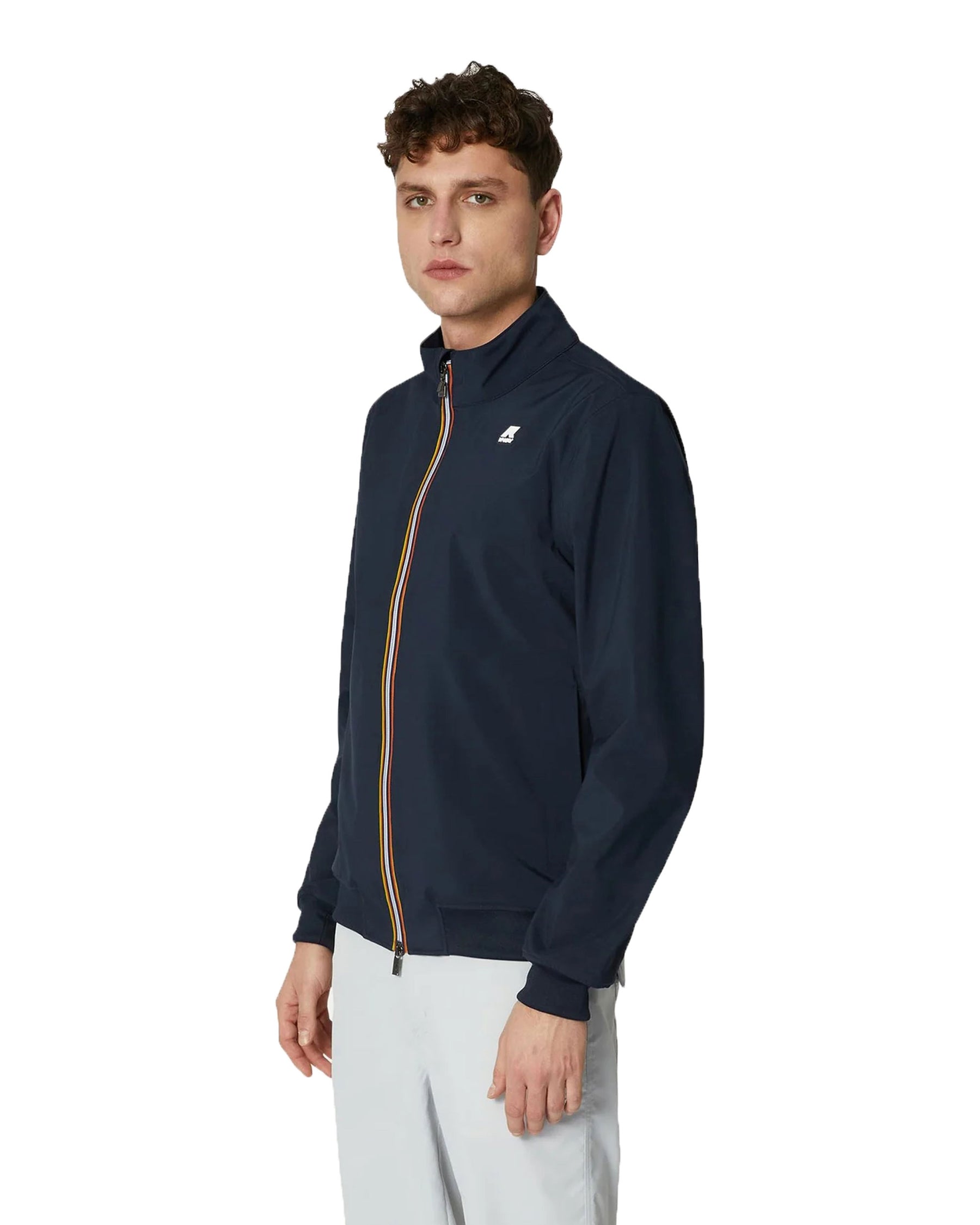 Giacca Uomo K-Way Arsene Bonded Jersey Blu