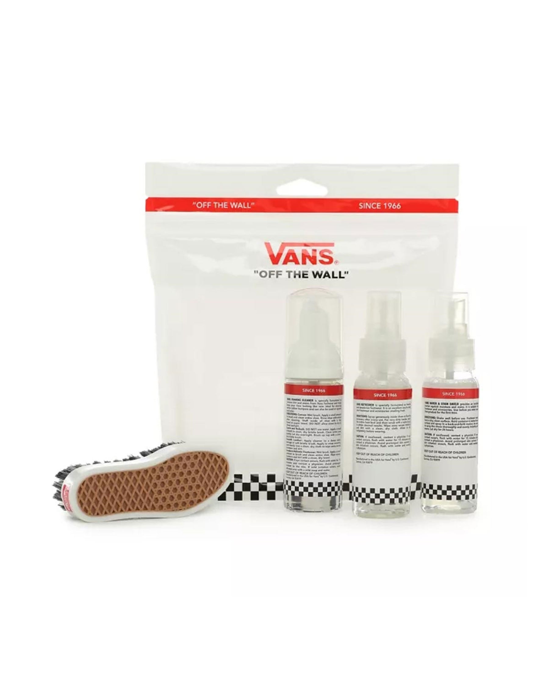 Kit Pulizia Scarpe Vans Shoe Care Travel Kit VN0A3IHTWHT1