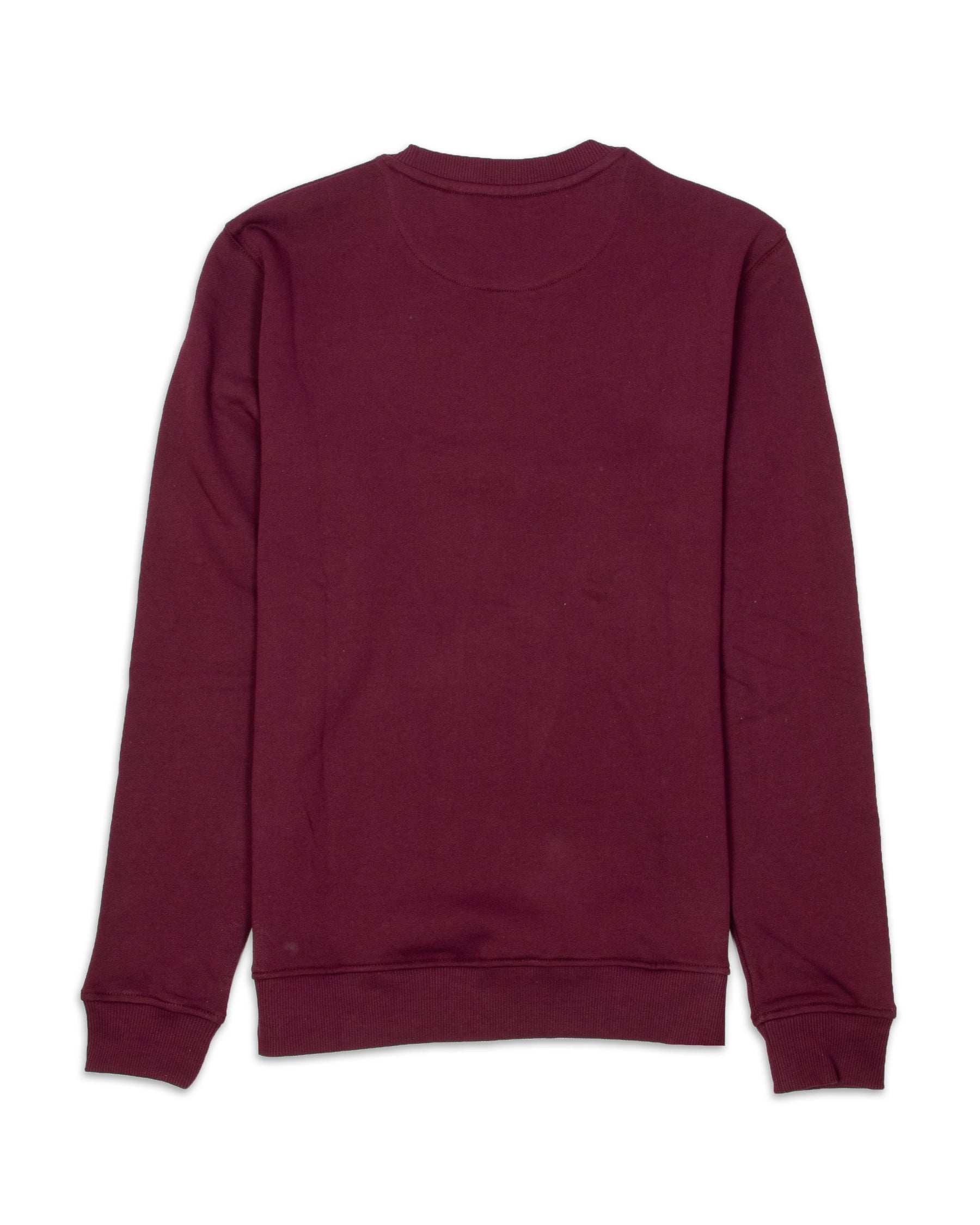 Lyle And Scott Crewneck Brushed Bordeaux ML1131V-Z562