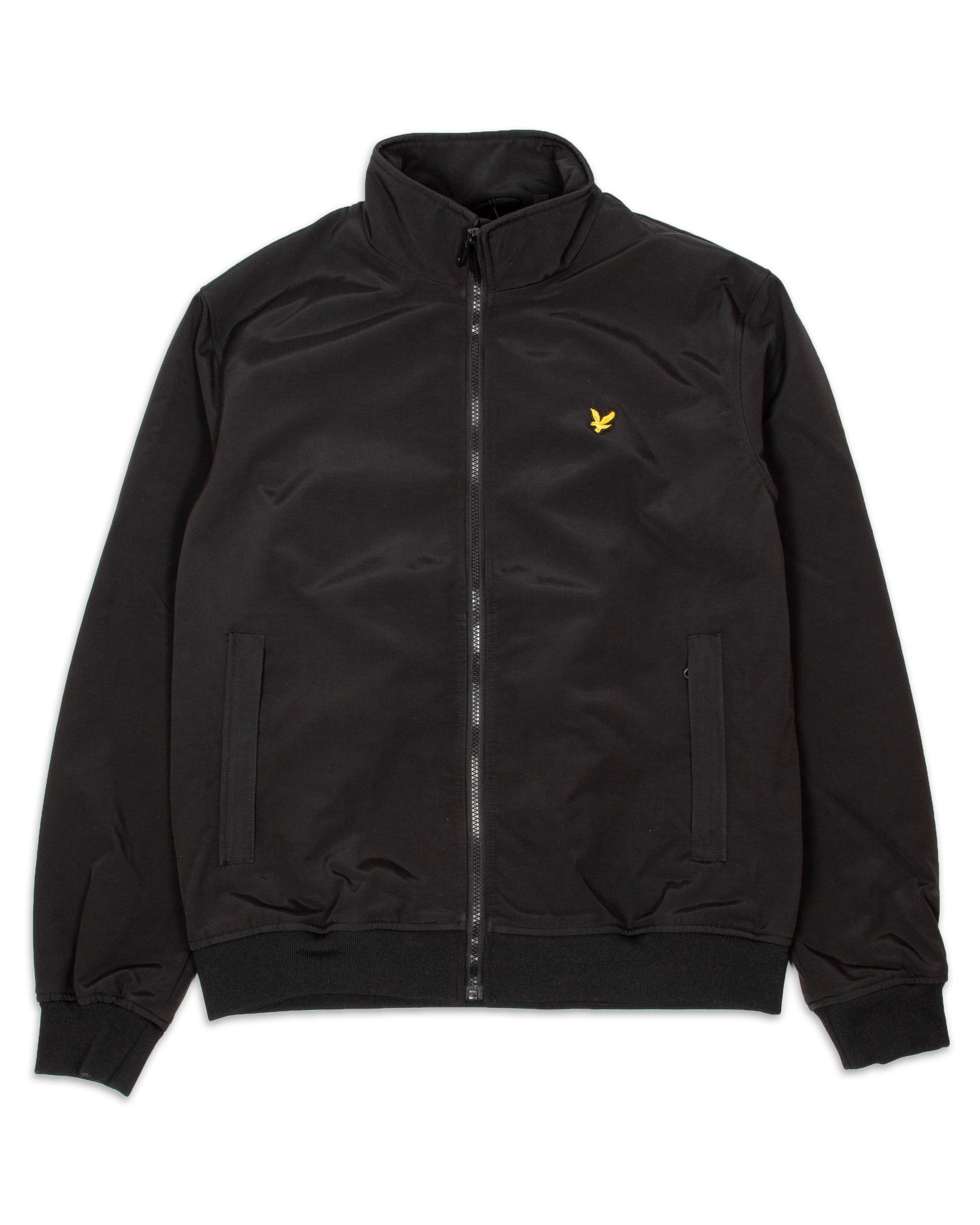 Lyle And Scott Fleece Lined Bomber Jacket Nero JK1516V-Z865