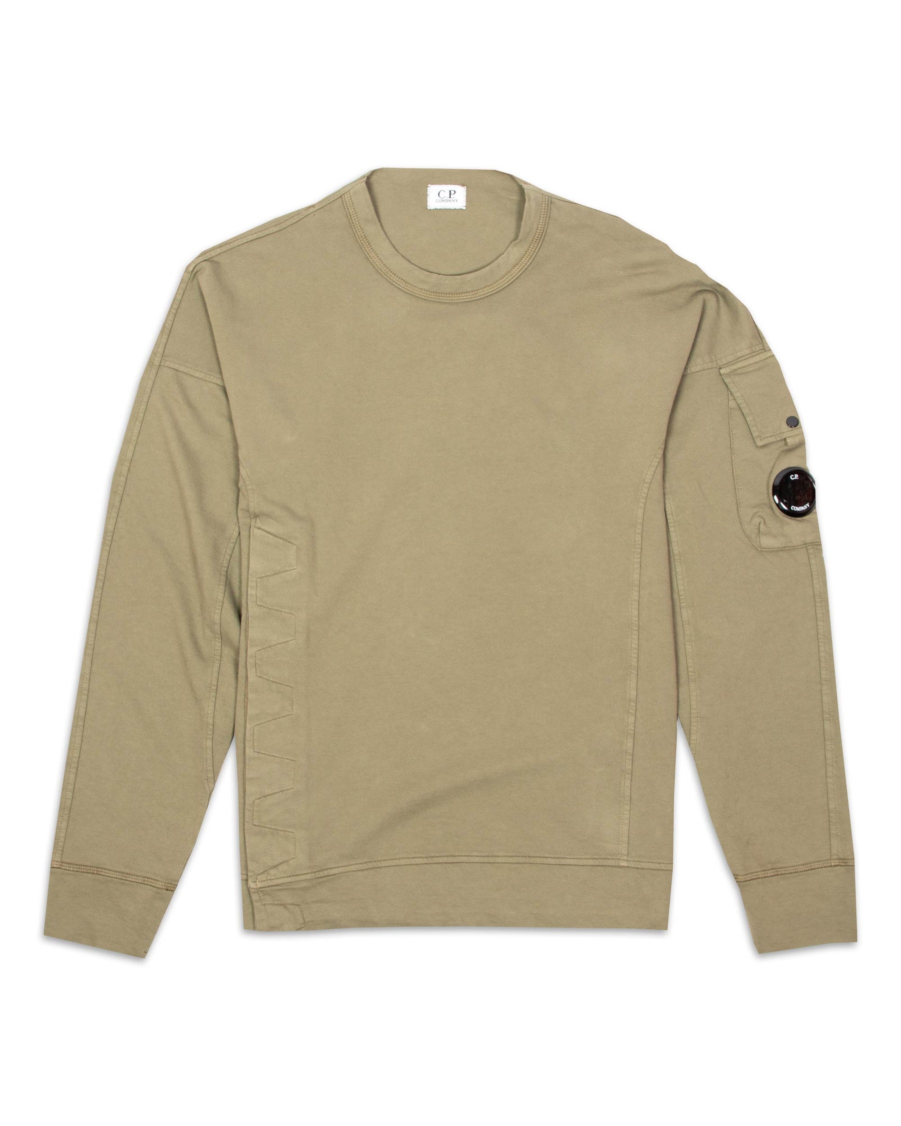 Maglia CP Company Light Fleece Verde Militare