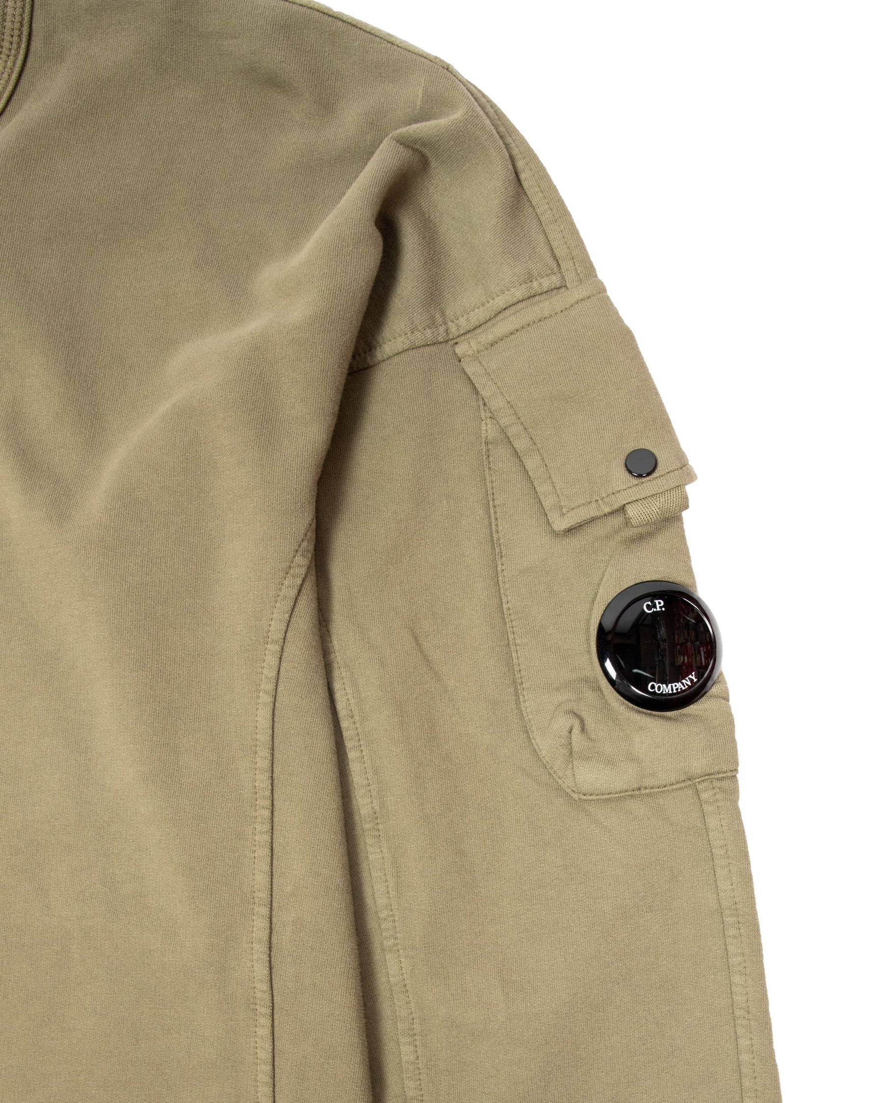 Maglia CP Company Light Fleece Verde Militare