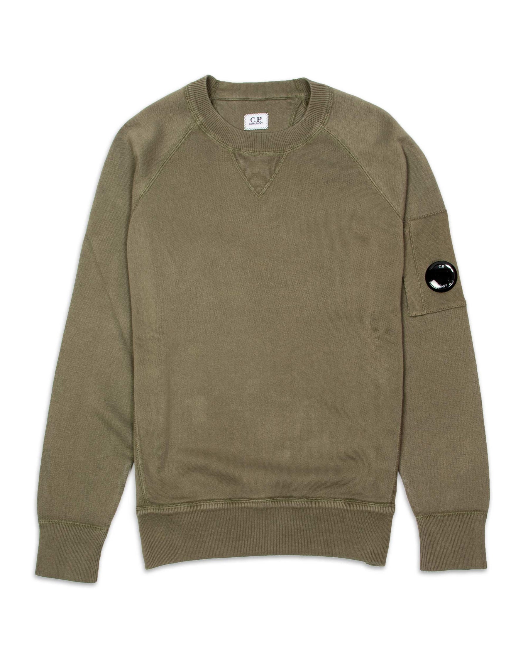 Maglione CP Company Cotton Knit Crew Verde