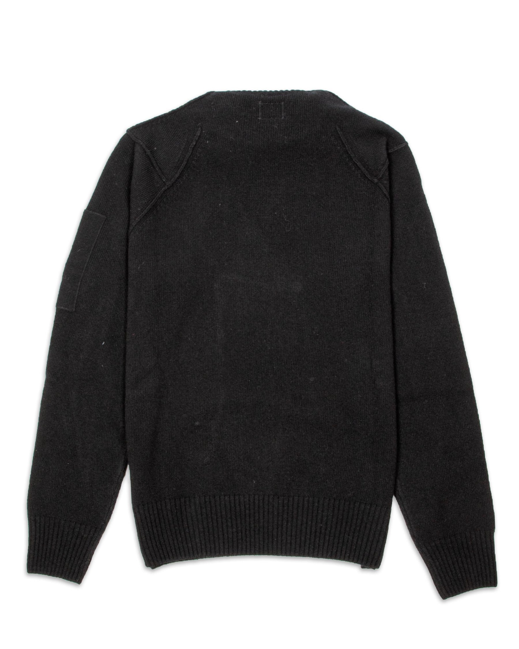 Maglione Collo Alto CP Company Lambswool Roll Nero
