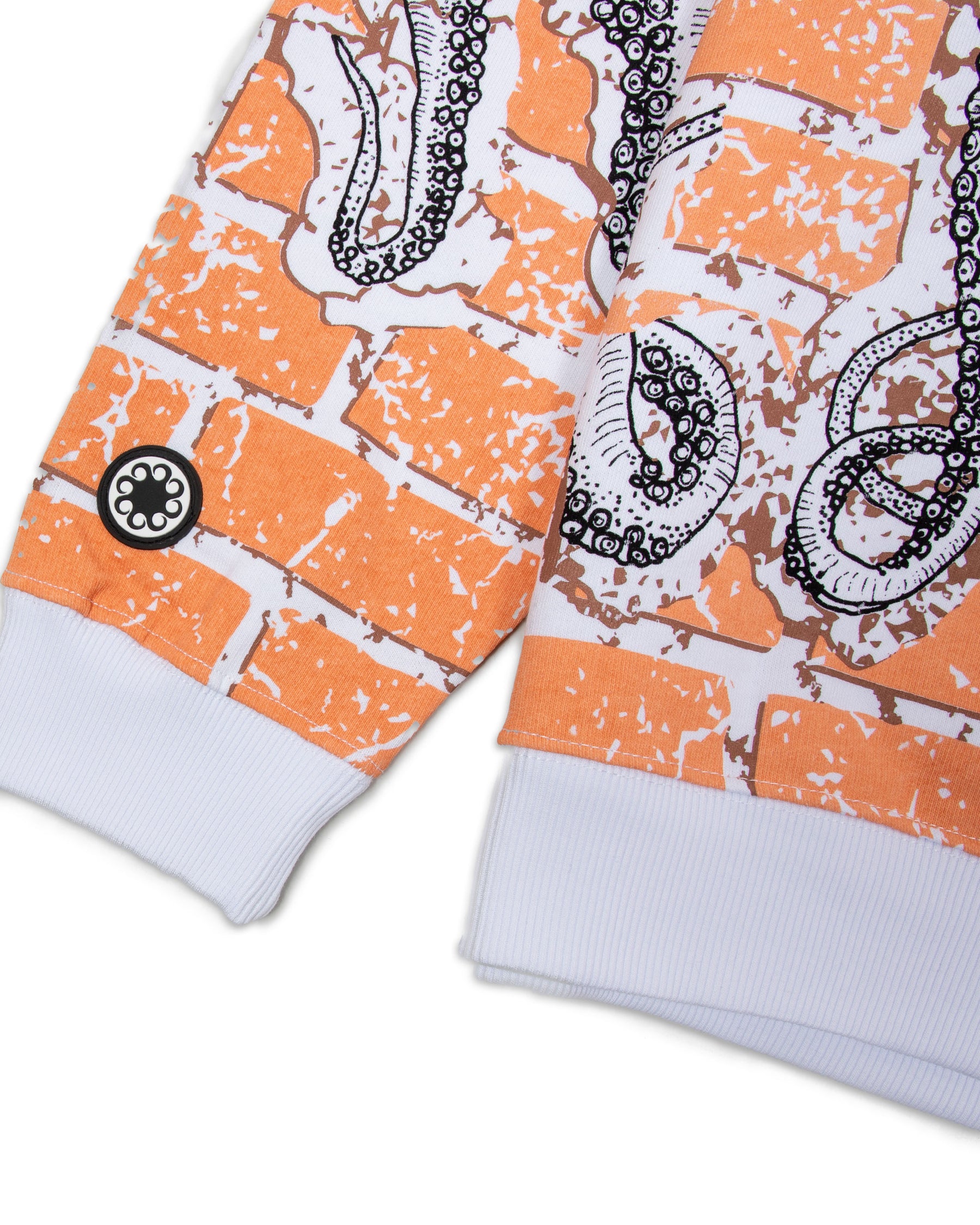 Bricks Hoodie Felpa Uomo 22SOSH21-White