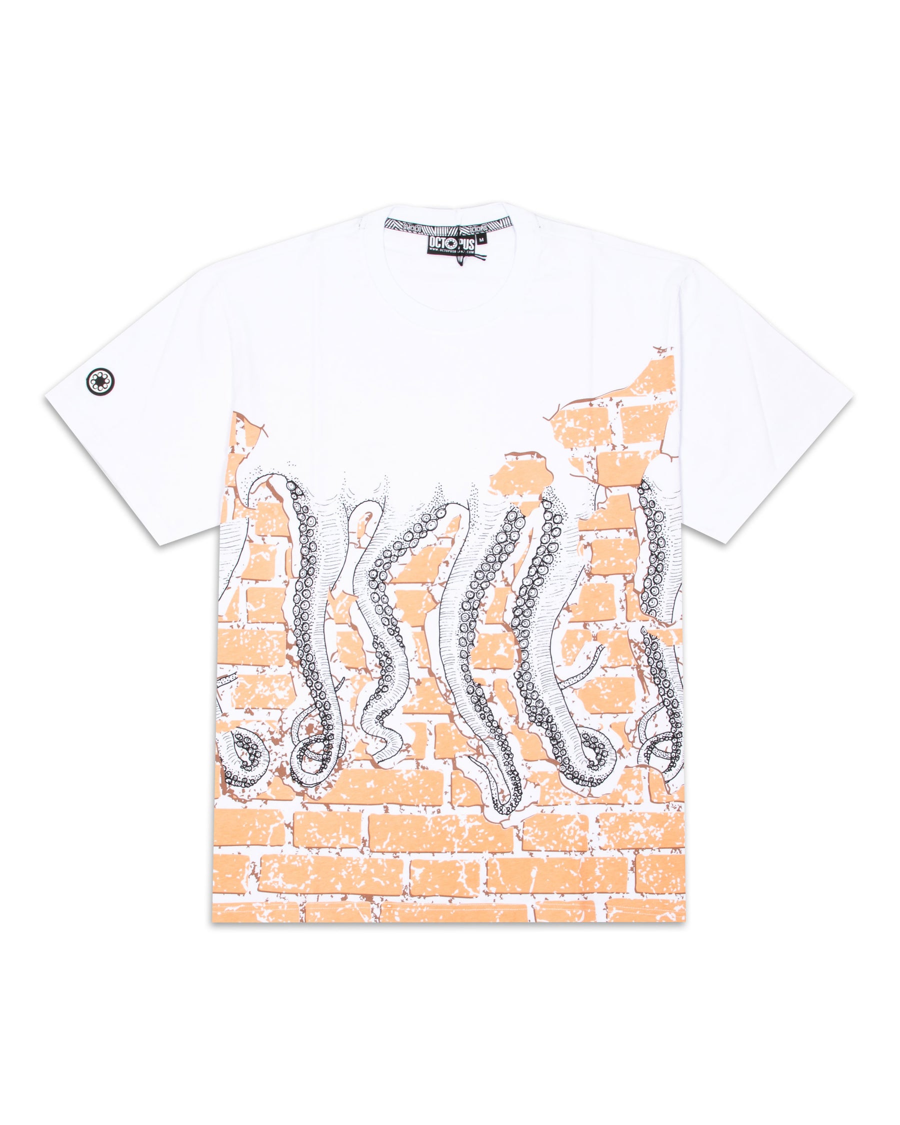 Octopus Bricks Tee Bianco 22SOTS21-White