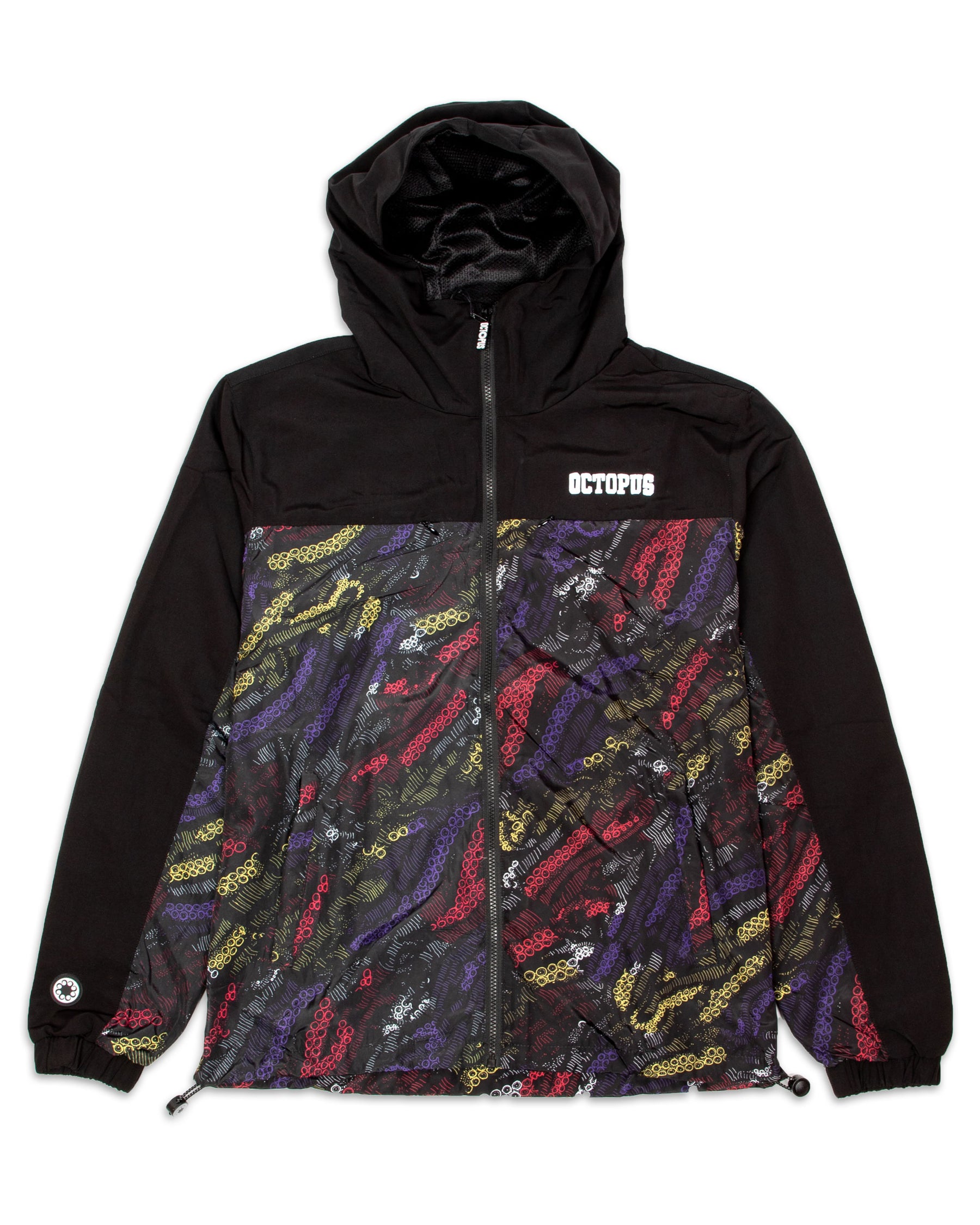Octopus Deco Hood Jacket 22SOJH09-Black