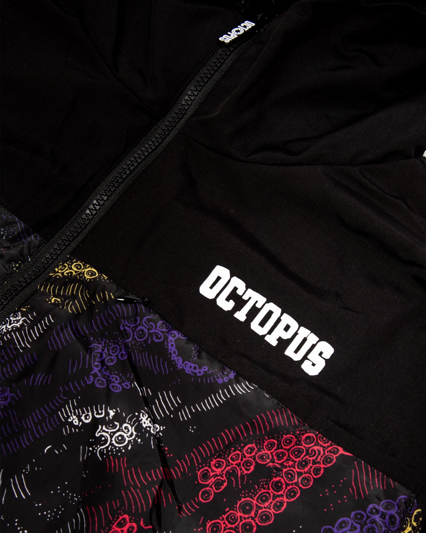 Octopus Deco Hood Jacket 22SOJH09-Black