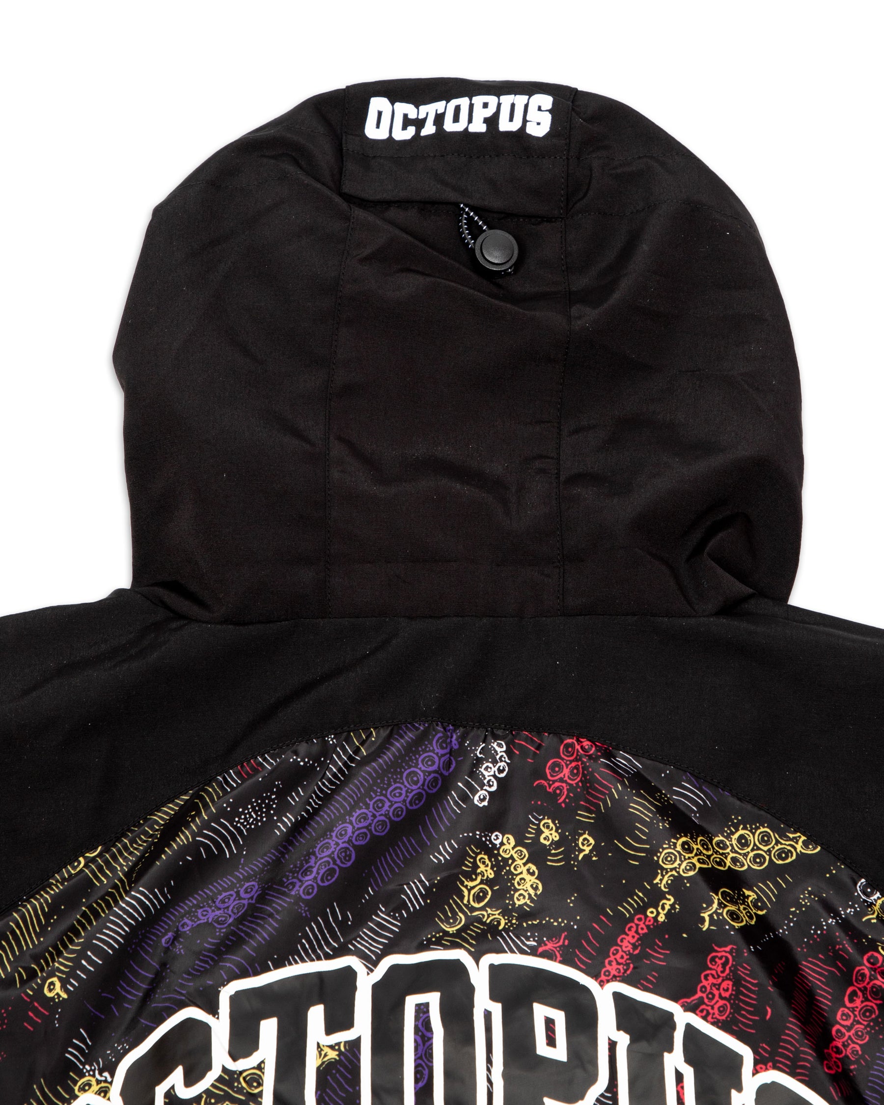 Octopus Deco Hood Jacket 22SOJH09-Black
