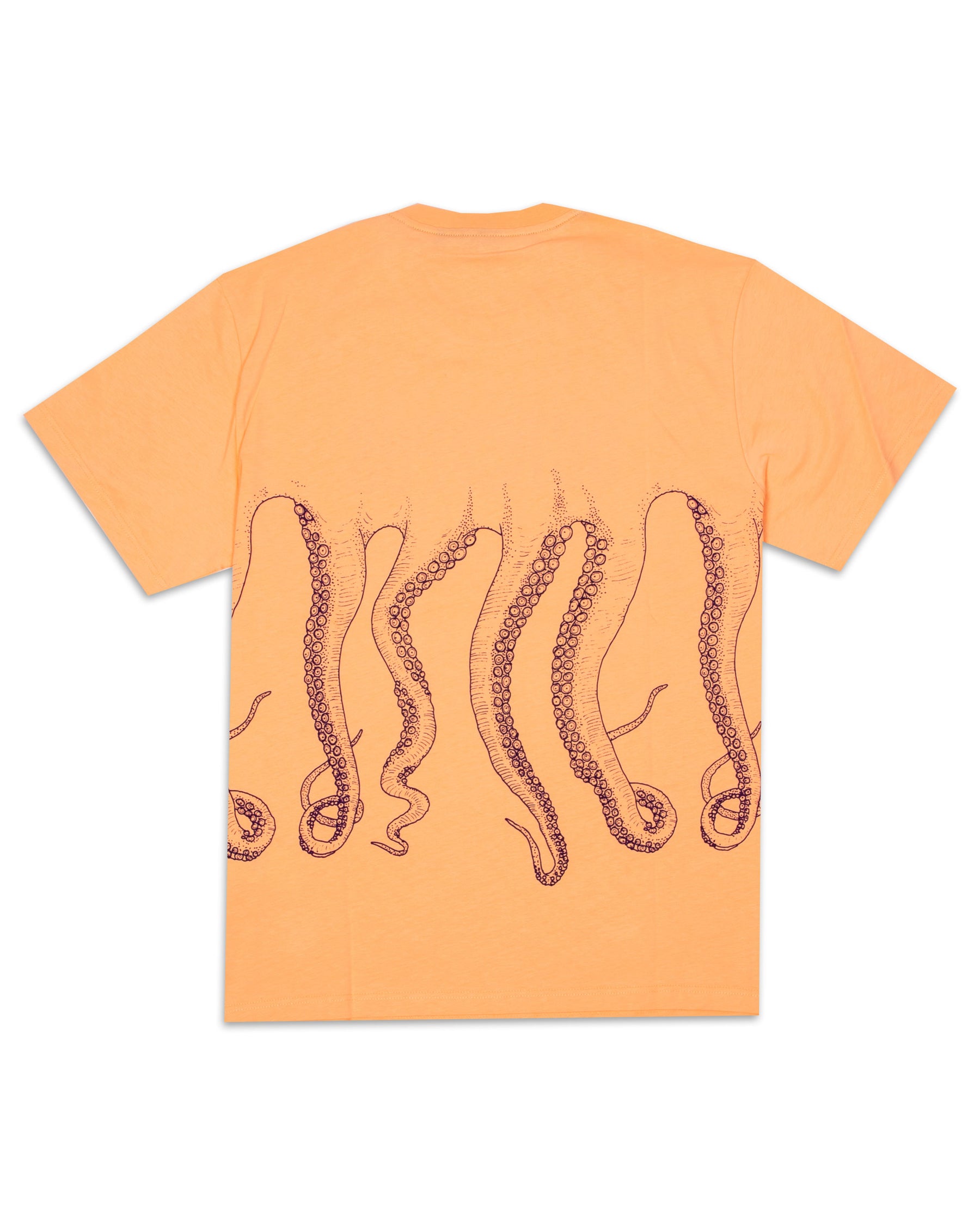 Octopus Outline Logo Tee 22SOTS18-Peach