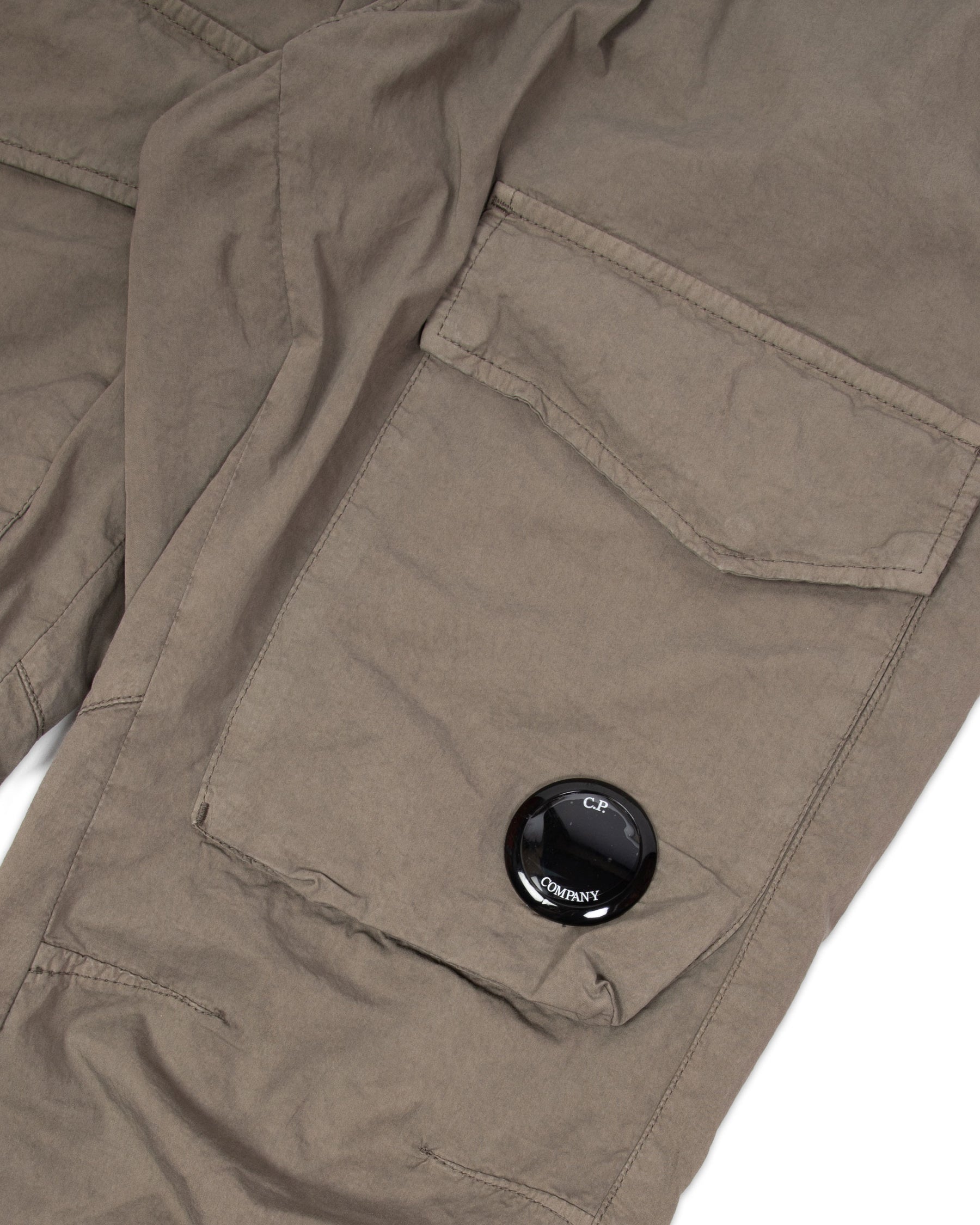 Pantalone CP Company Cotton Twill Cargo Verde
